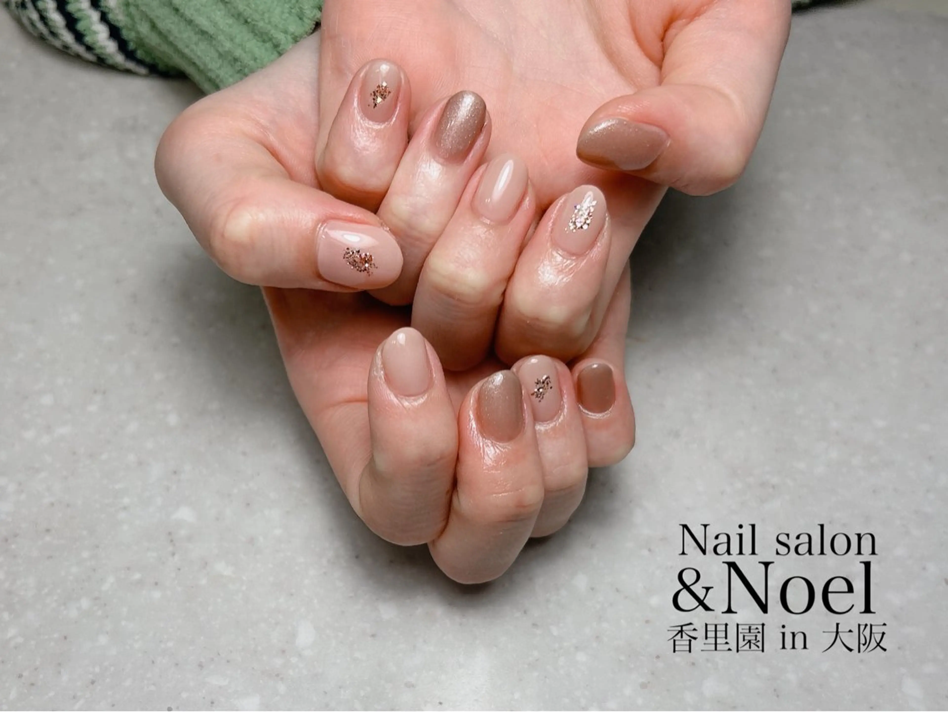 ネイル ハンドネイル Nailsalon  &Noel所属・もも 🍑のネイルデザイン
