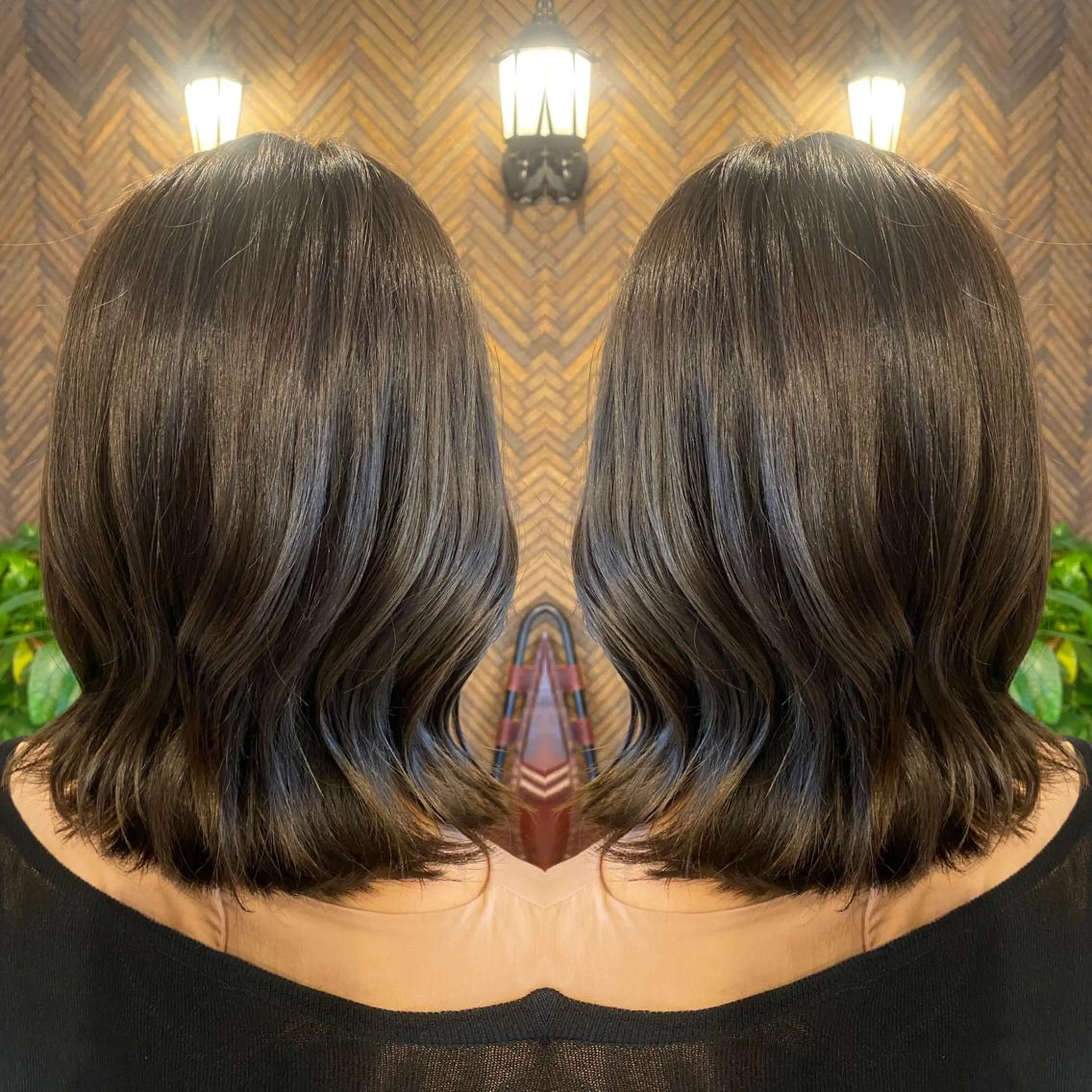 ミディアム カラー カット トリートメント tocca 💜石田愛結💜のヘアスタイル