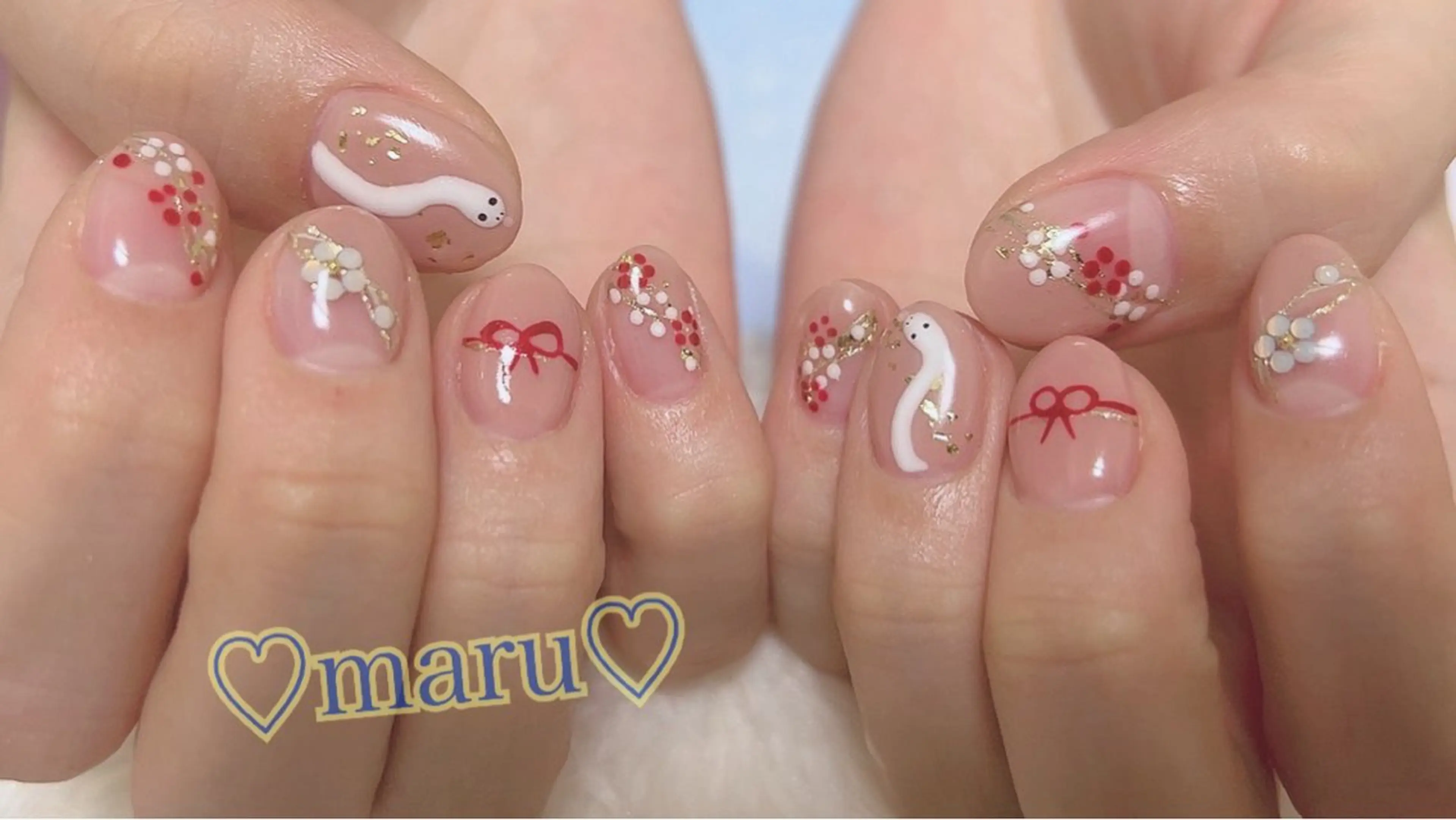 ネイル ハンドネイル フットネイル まるみ ♡のネイルデザイン