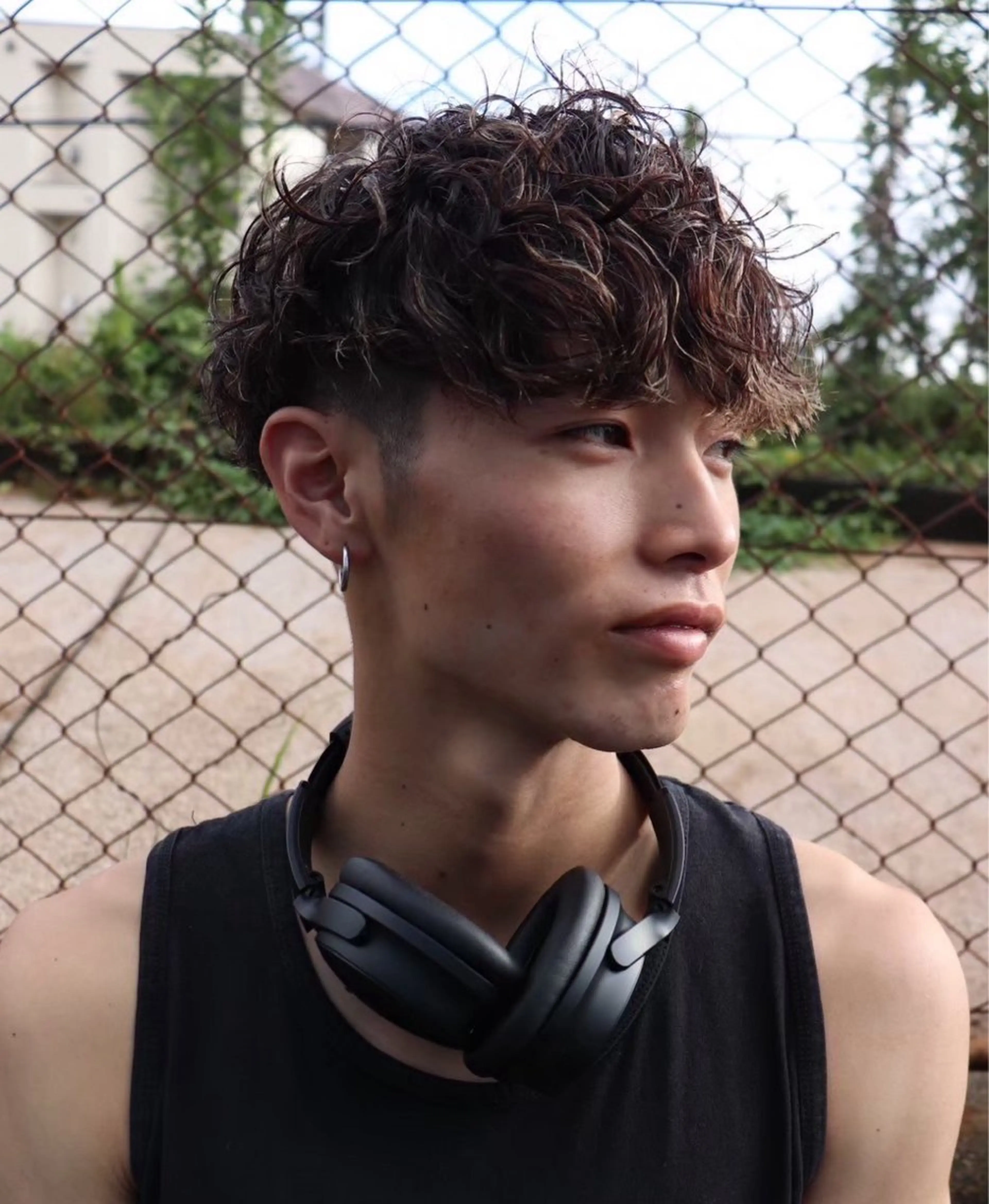 メンズ ショート/スパイキー /メンズパーマ/結希のヘアスタイル