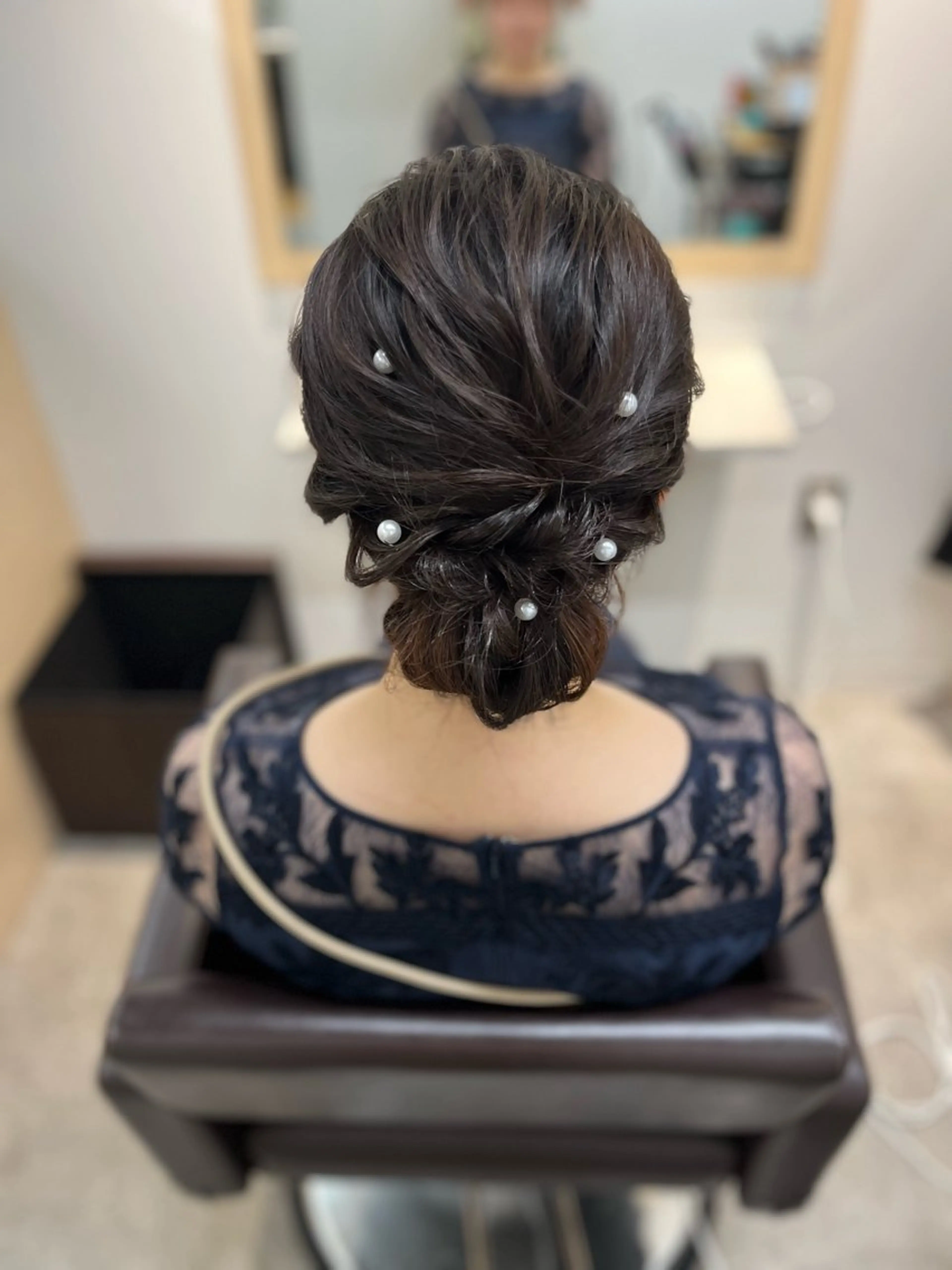 アイブロウ ヘアセット 似合わせヘアメイク 💐オダギリチアキのヘアスタイル