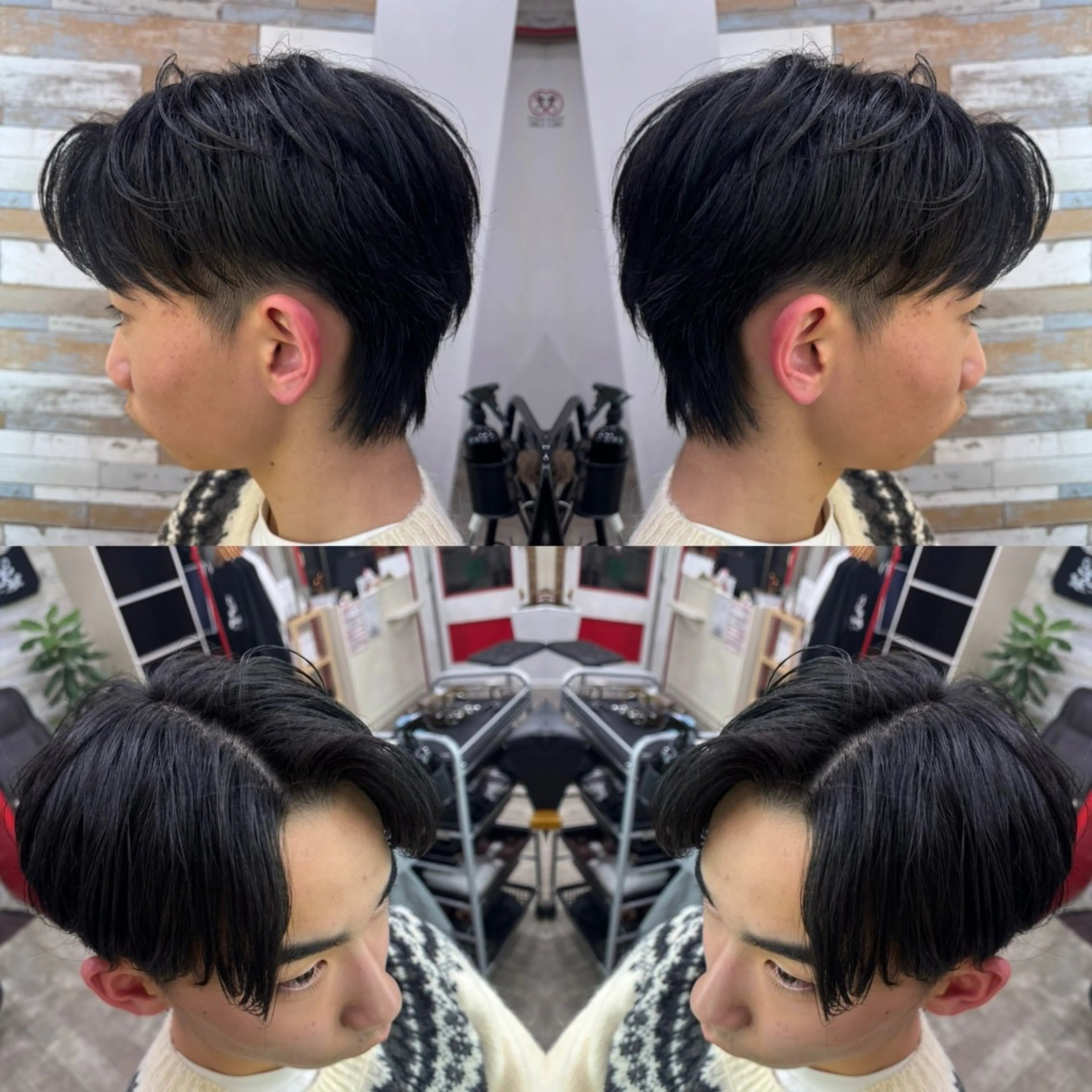 ショート メンズ カット "PEPPU "所属・派手髪、ハイトーン ショートヘアShinのヘアスタイル