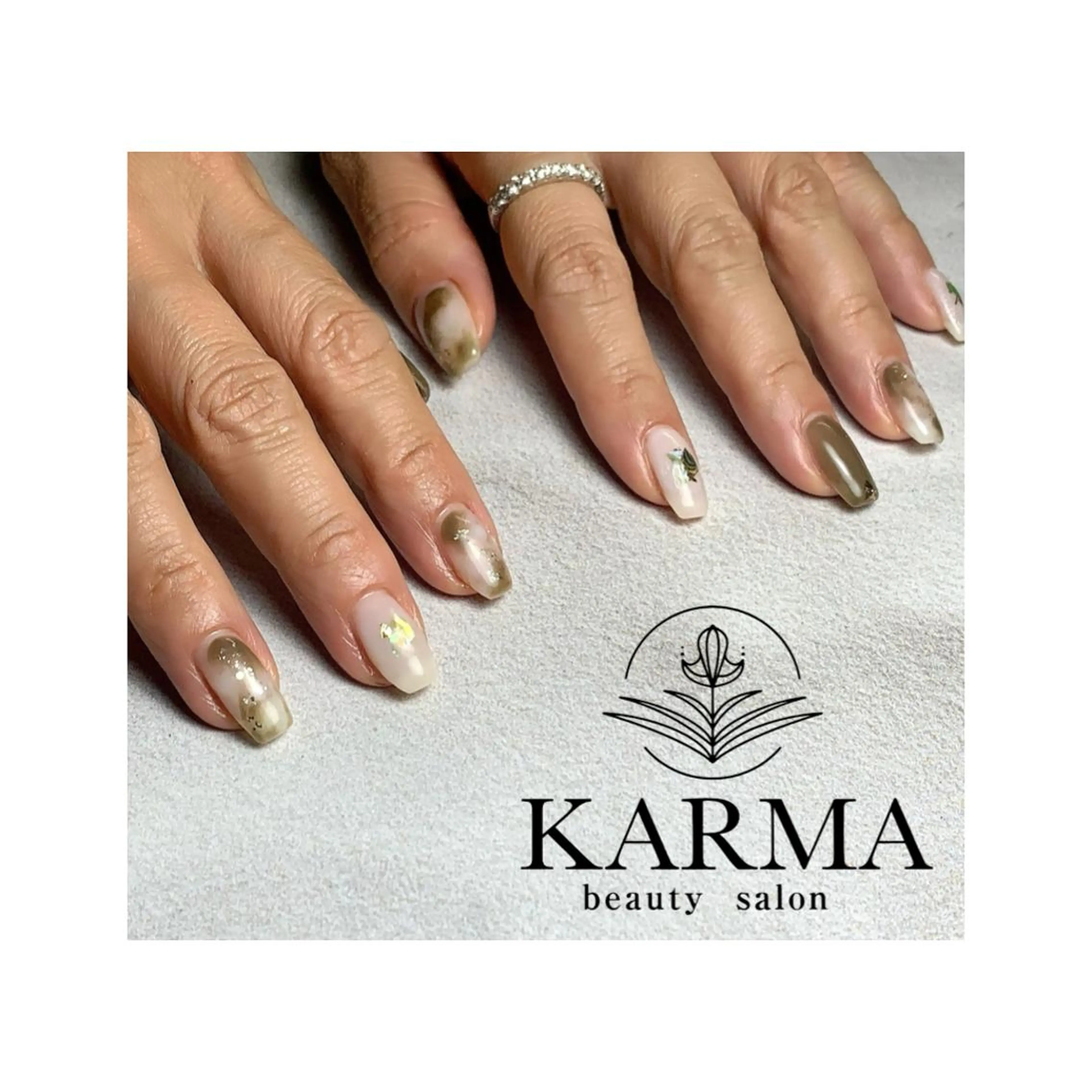 ショート ネイル ハンドネイル KARMA salonのネイルデザイン