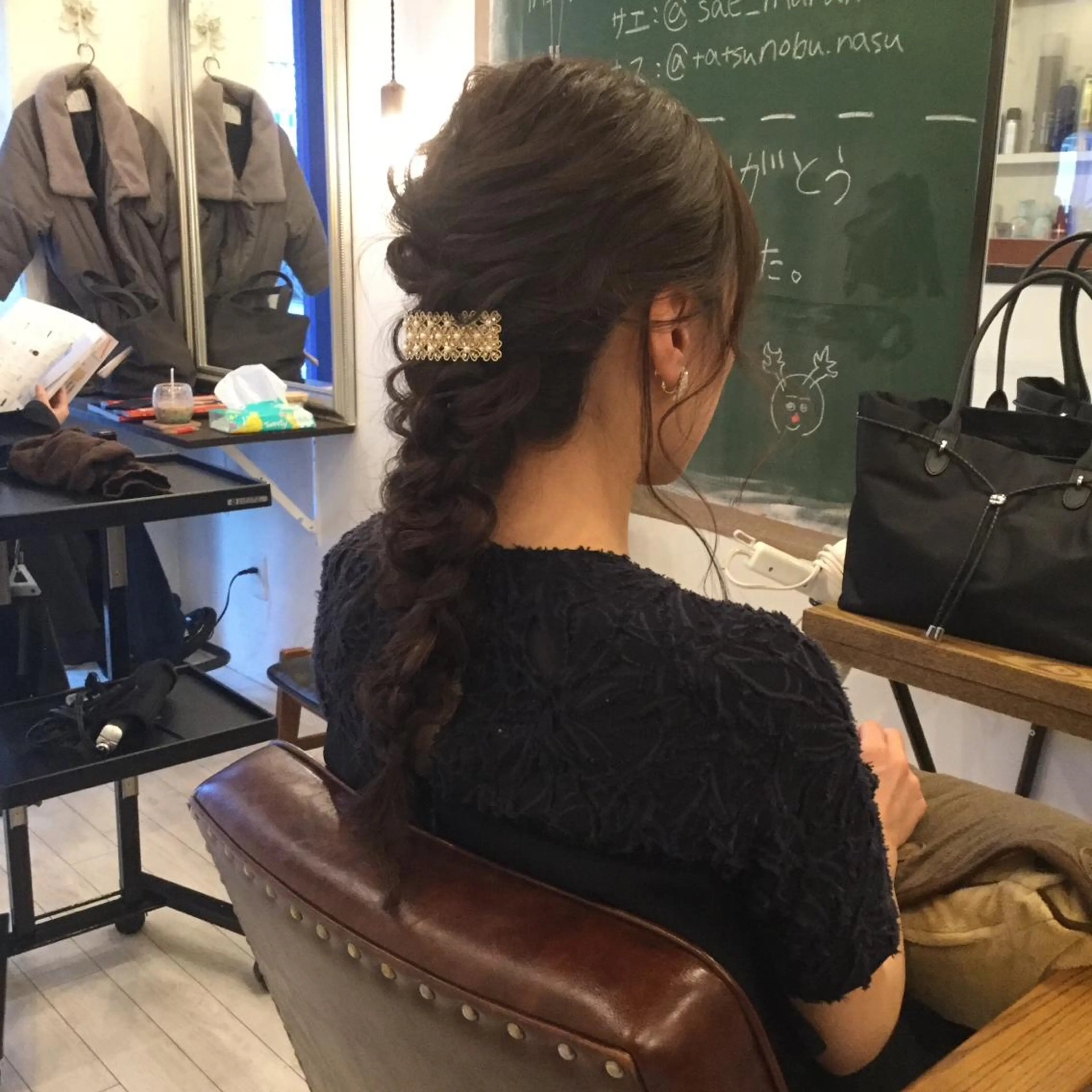 ロング ヘアアレンジ 髪の悩みを解決！ 那須達敦のヘアスタイル