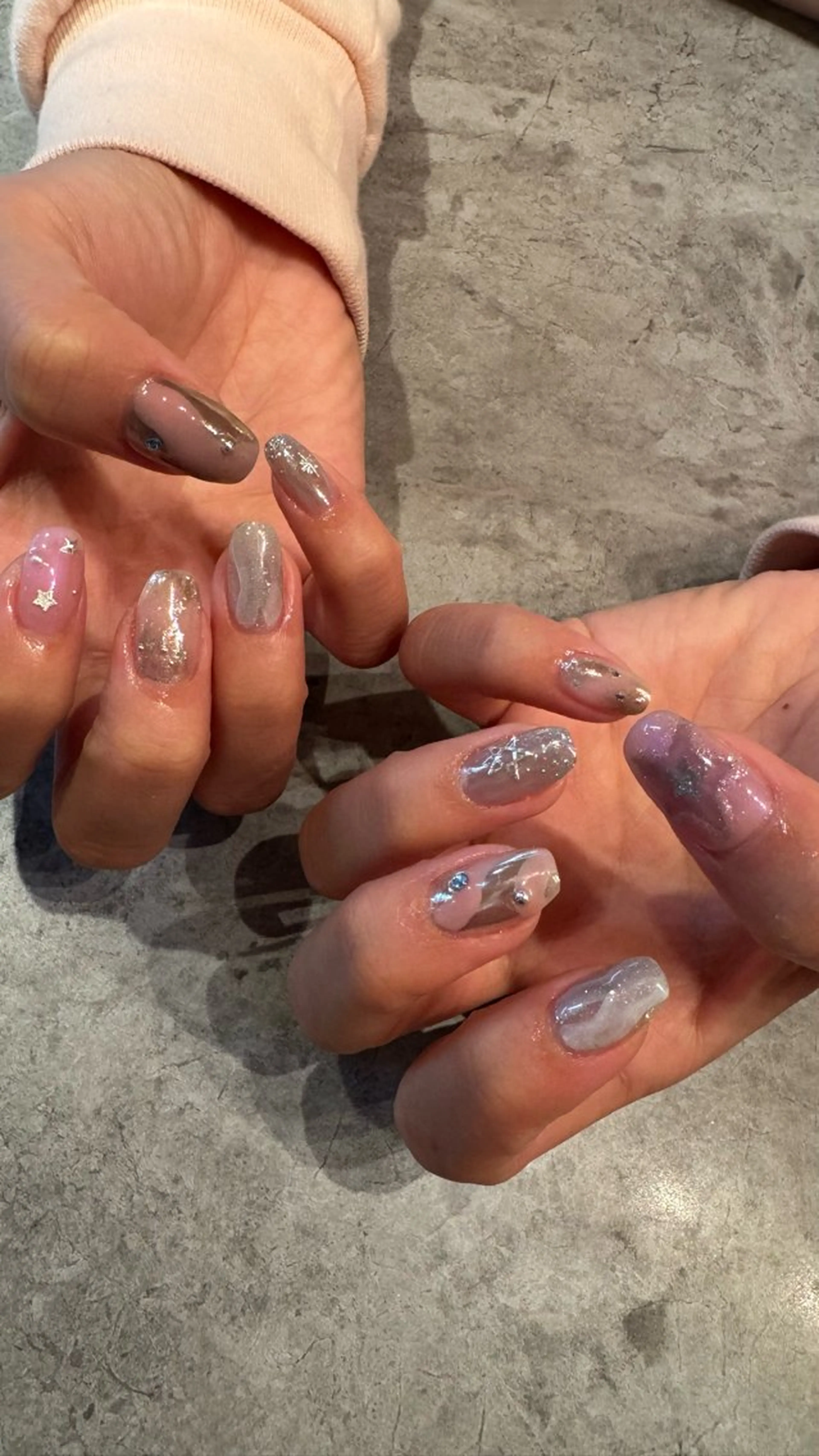 ネイル 韓国ネイル 持ち込み ハンドネイル ネイリスト RIKAのネイルデザイン