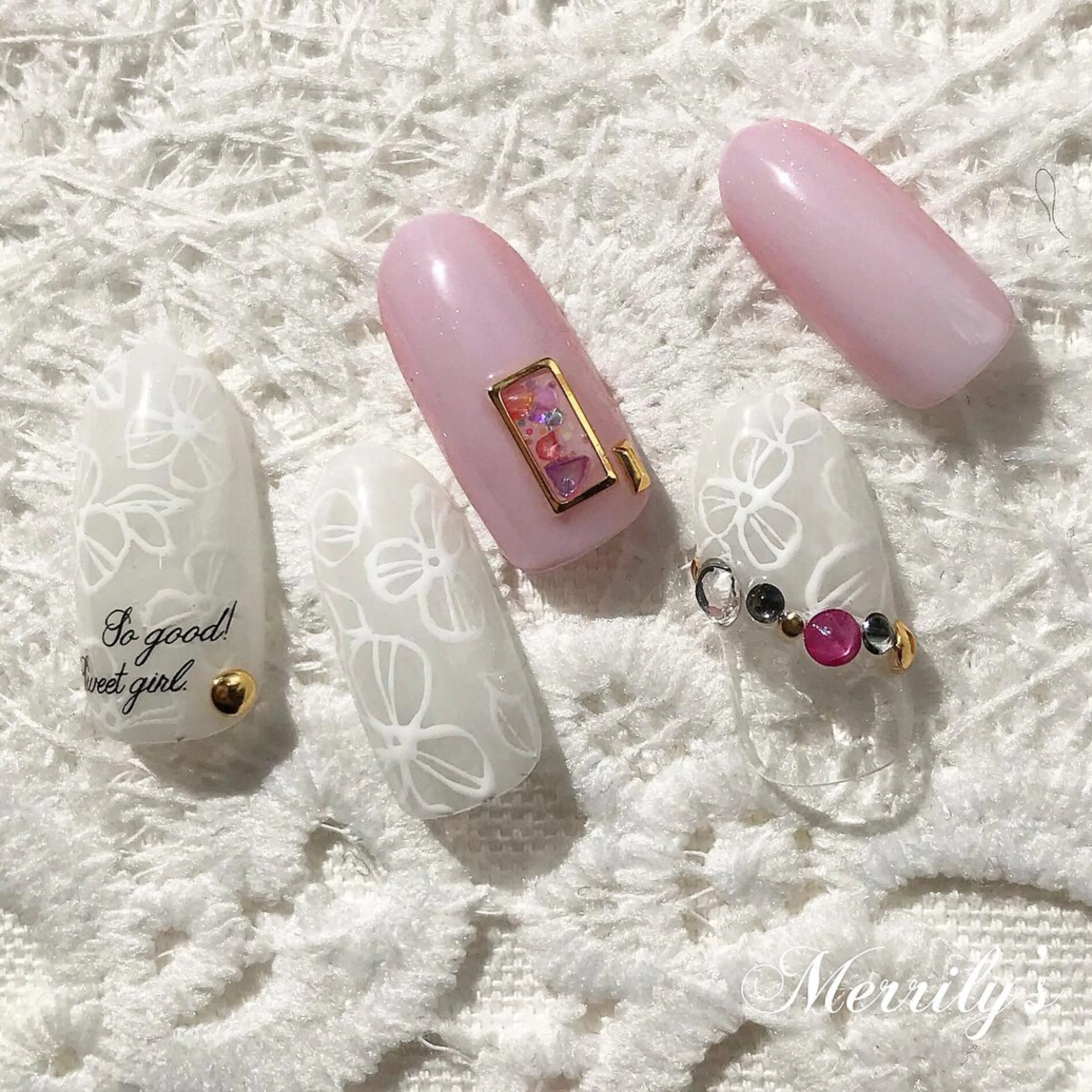 ネイル Merrily's所属・Merrily's Hagi Minaのネイルデザイン