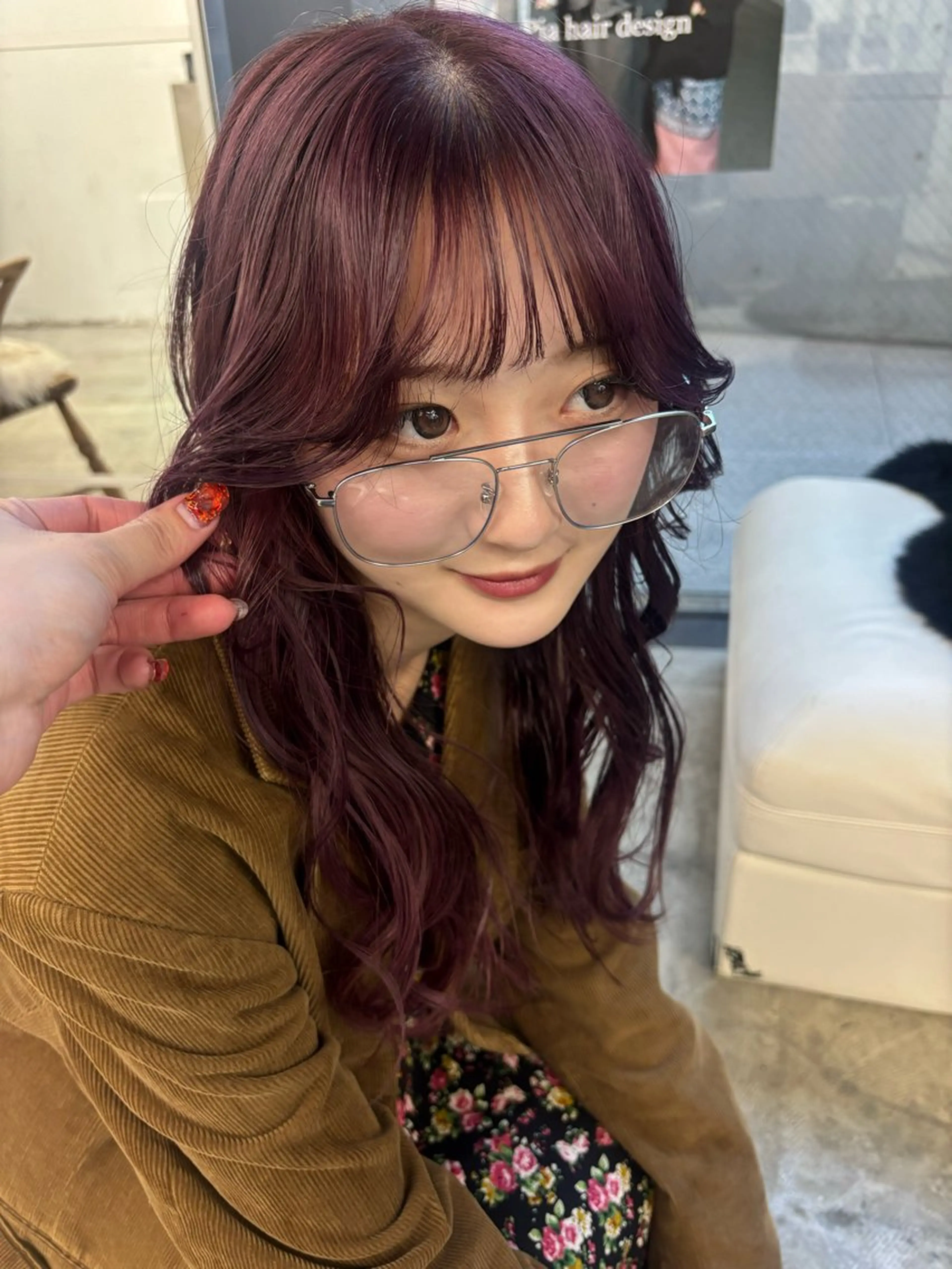 ロング カット ヘアカラー トリートメント ✩似合わせカラー /レイヤー✩momoのヘアスタイル