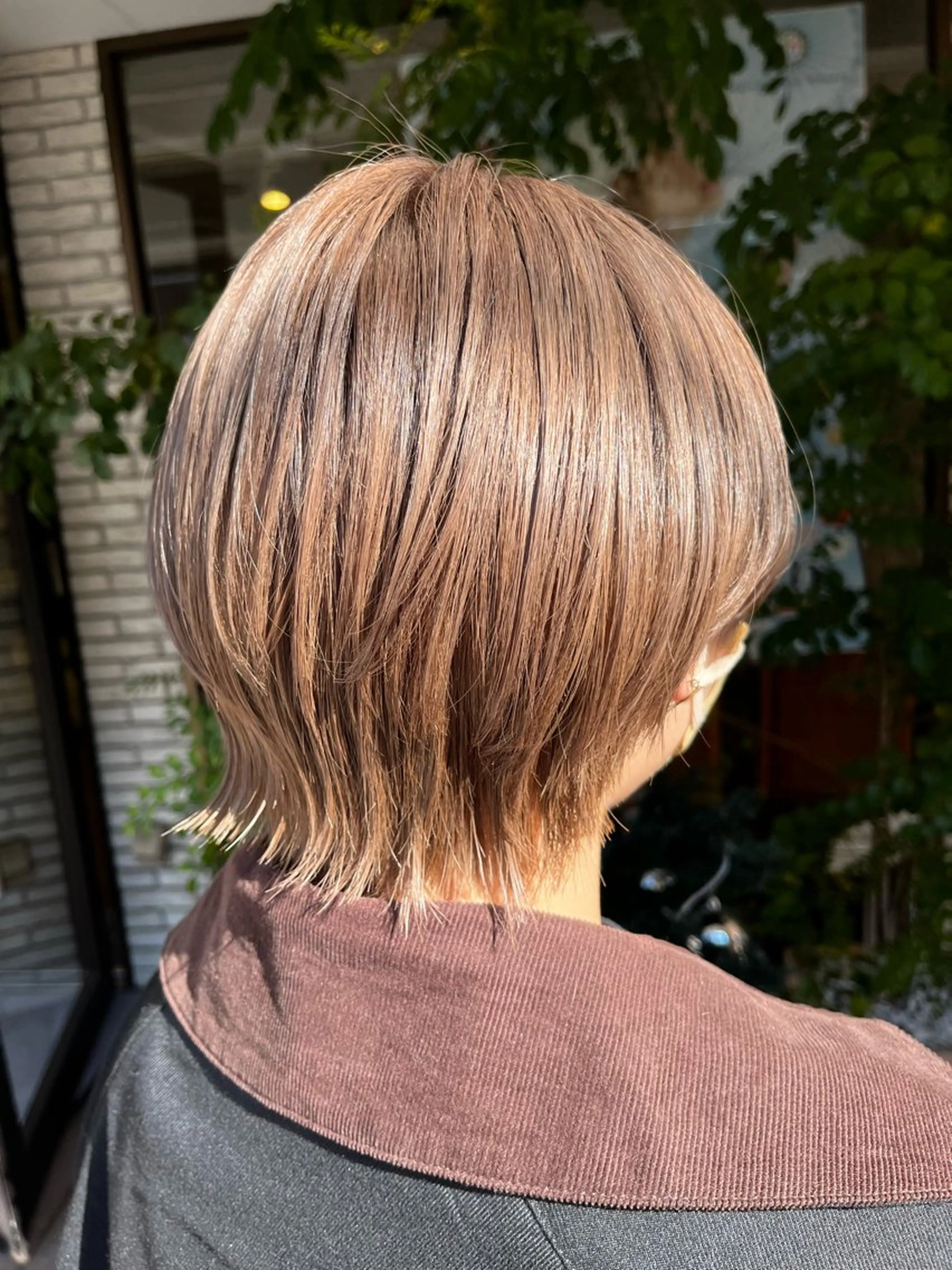 カラー ベージュカラー ブリーチ ミルクティーベージュ ヘアカラー トリートメント ボブ/透明感カラー/ 髪質改善/🌙/ルナのヘアスタイル