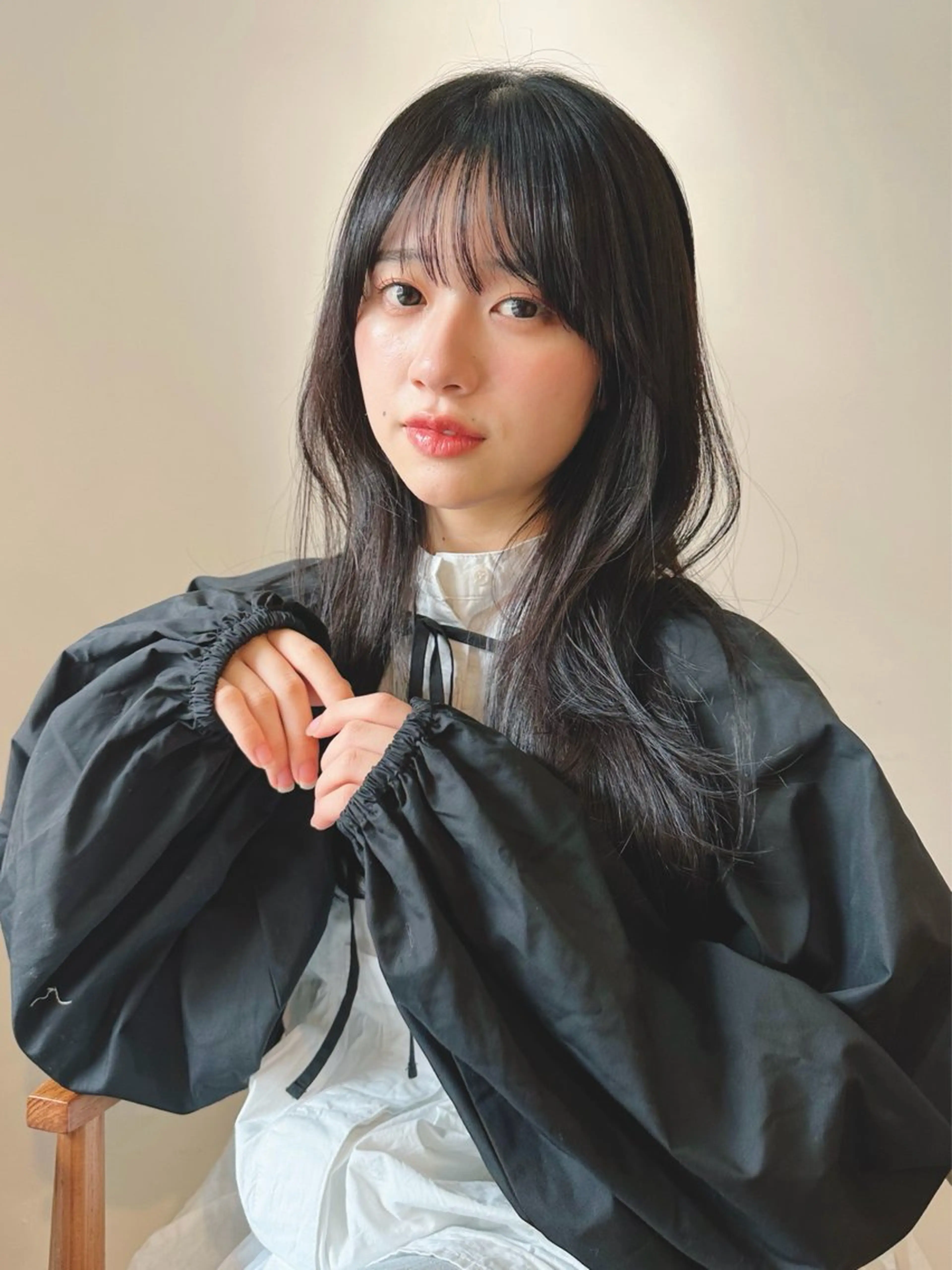 ロング カラー パーマ 🎀小顔×似合わせ× 透明感カラー🎀のヘアスタイル