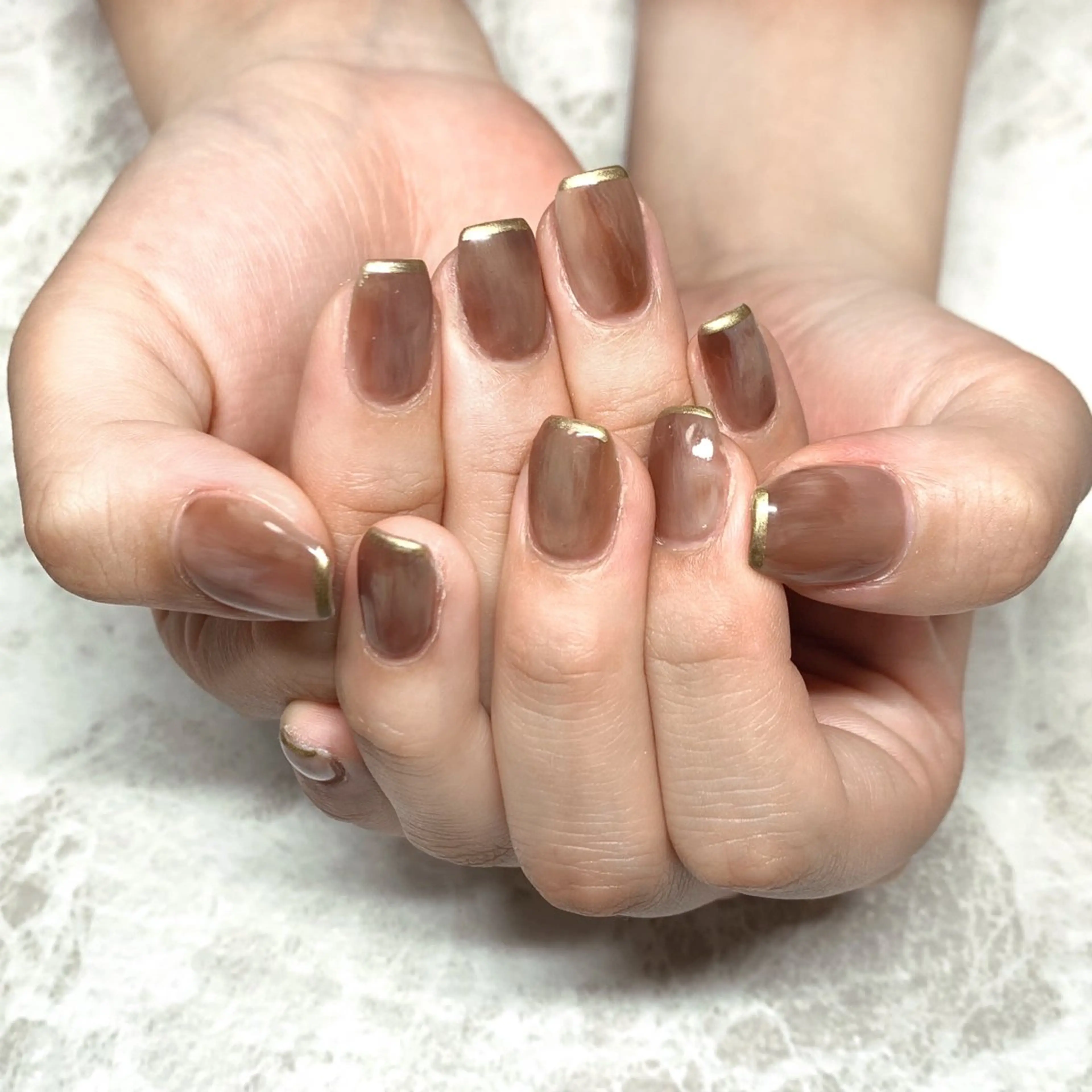 ネイル ニュアンスネイル ハンドネイル AKnail所属・cheri nailのネイルデザイン
