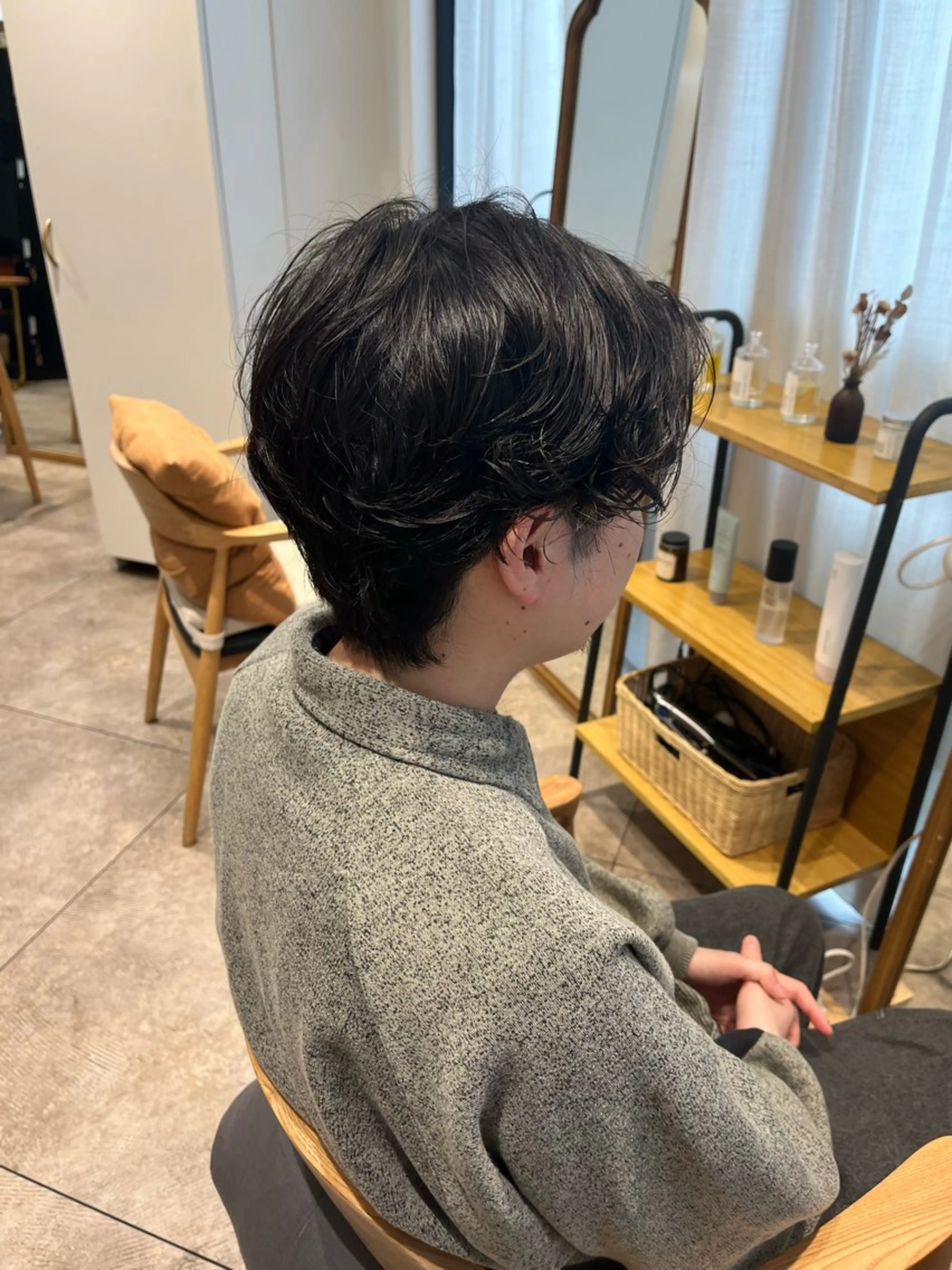 パーマ メンズ カット パーマ QUE所属・QUEなつみ 🕊🫧のヘアスタイル