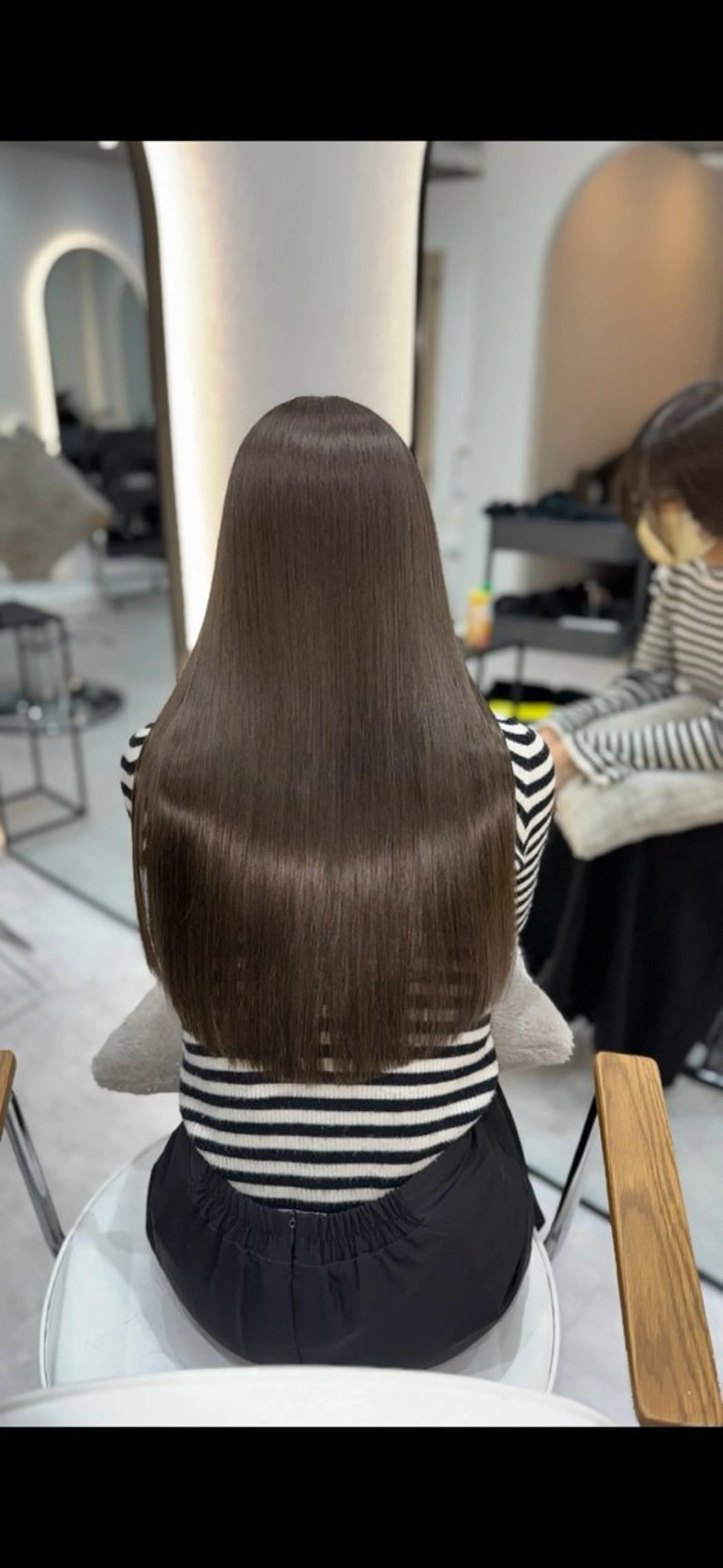 ロング カット ヘアカラー トリートメント 🩶レイヤー/艶髪/ 顔周り/韓国風/輝士のヘアスタイル