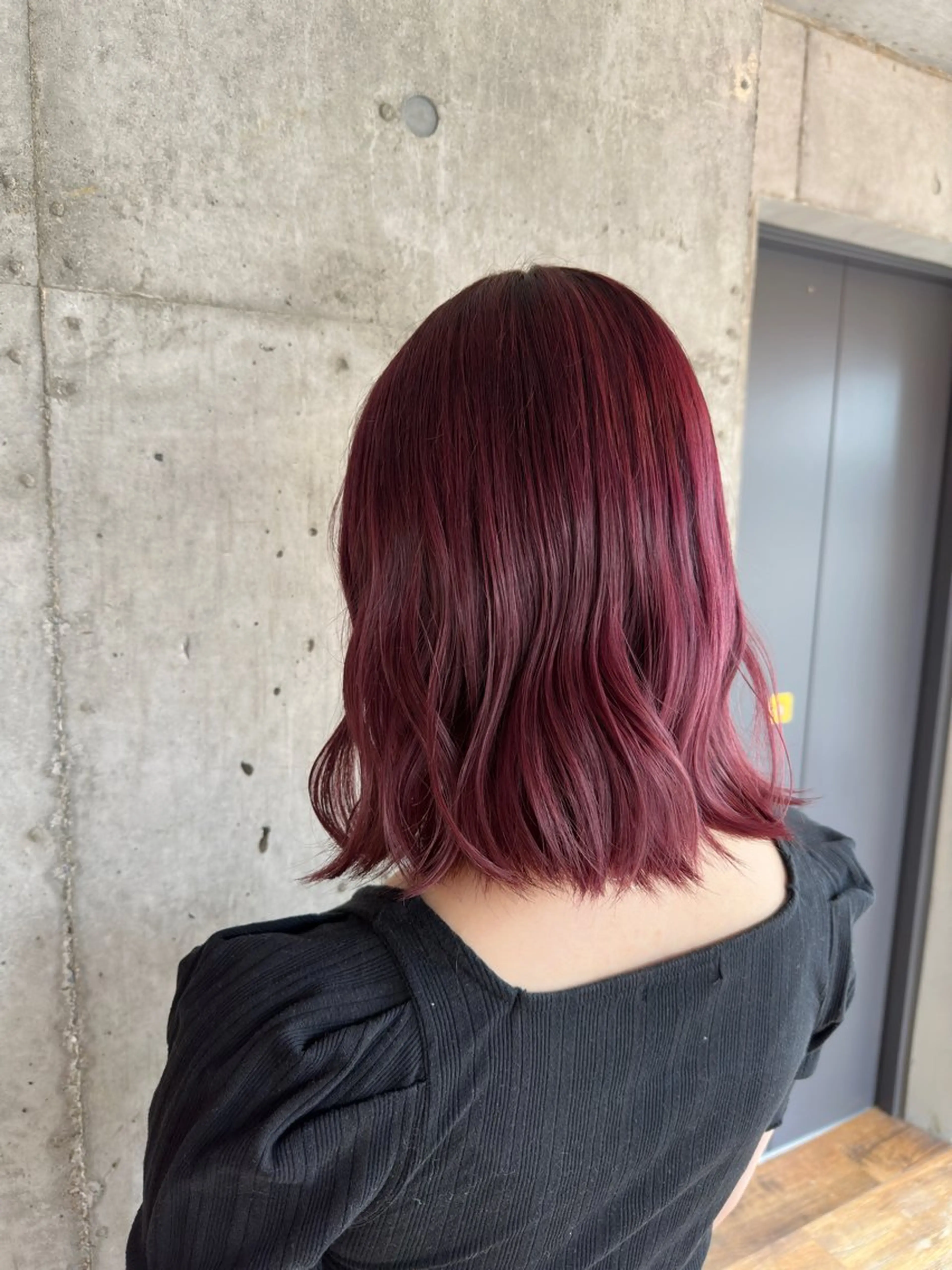 セミロング カラー ヘアカラー トリートメント ヘアセット 💞艶カラー/ ブリーチ💞ユウカのヘアスタイル