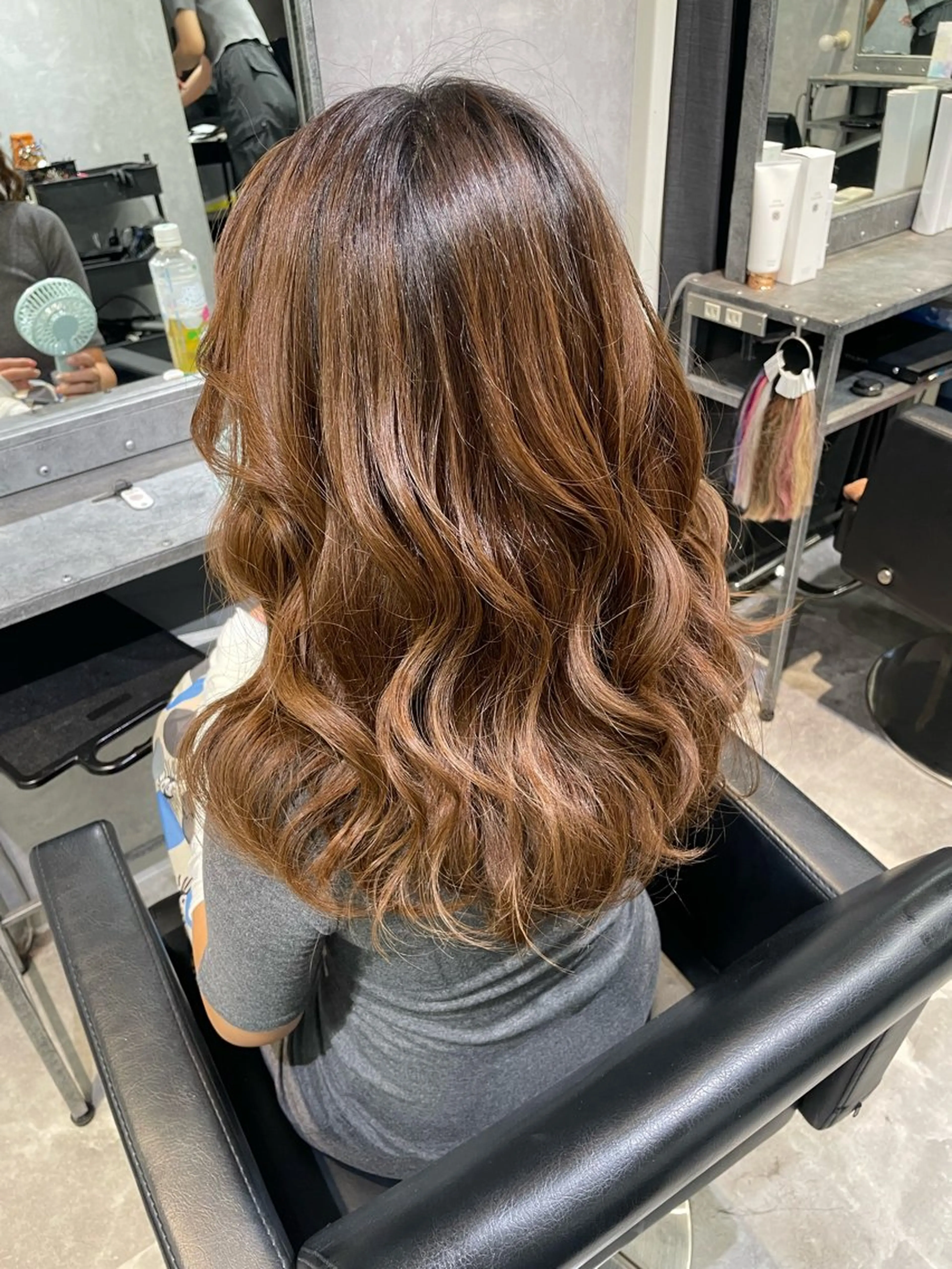 セミロング ヘアセット mimiiy fukaのヘアスタイル