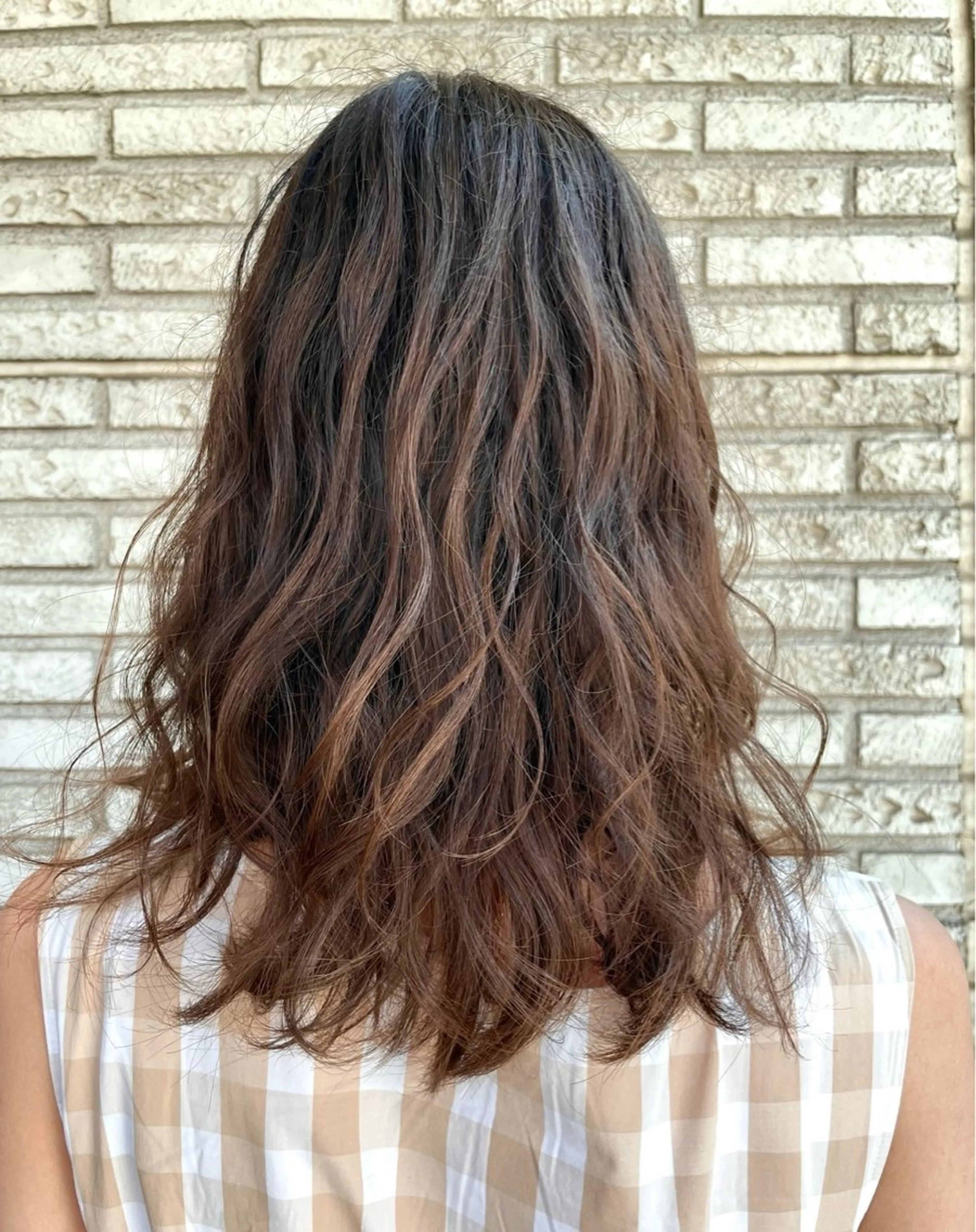 ミディアム パーマ ミディアムパーマ 無料カットモデル募集 /　 Juanのヘアスタイル