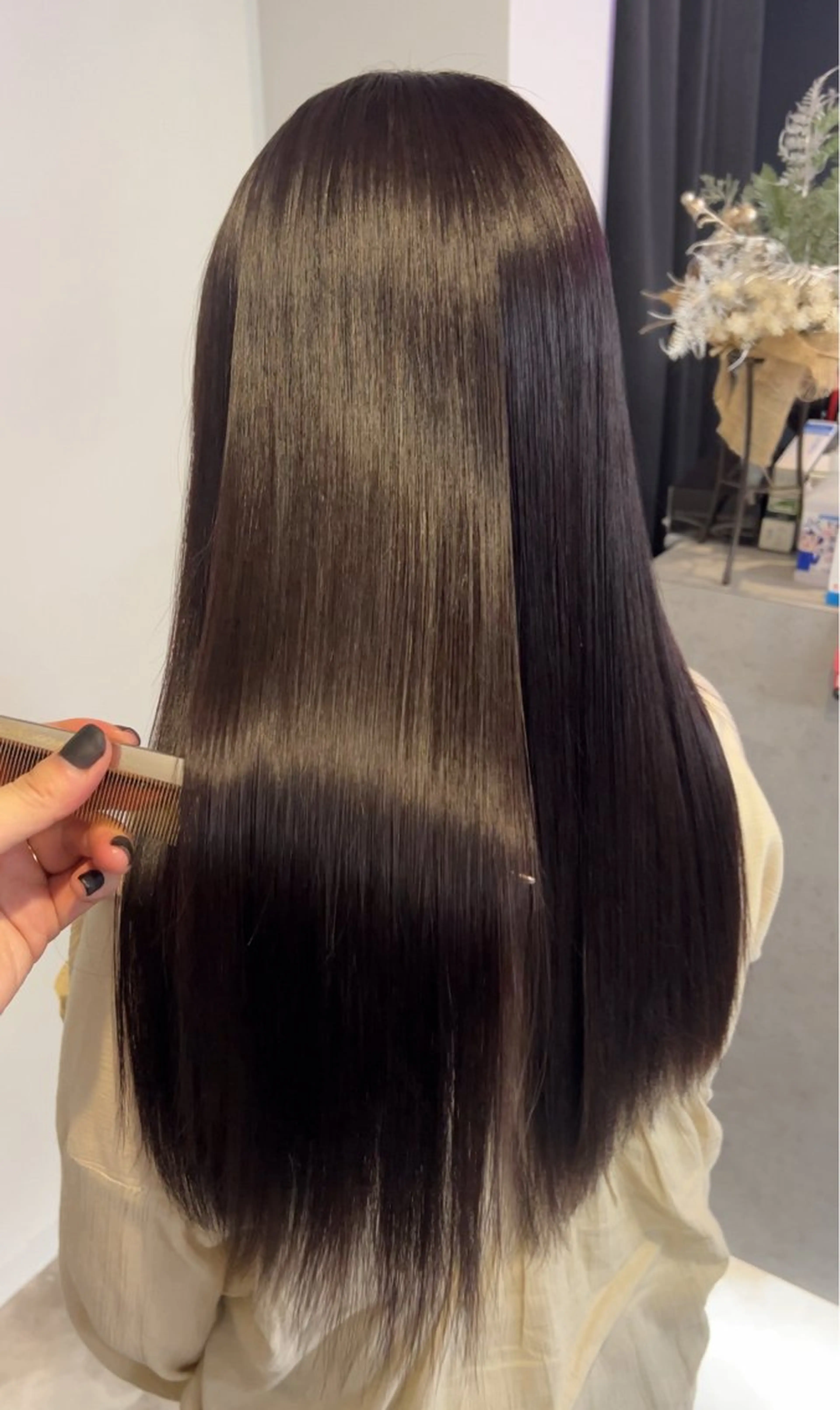 ロング 縮毛矯正 縮毛矯正 宇野 堅太 本気で 悩む方へ✨のヘアスタイル