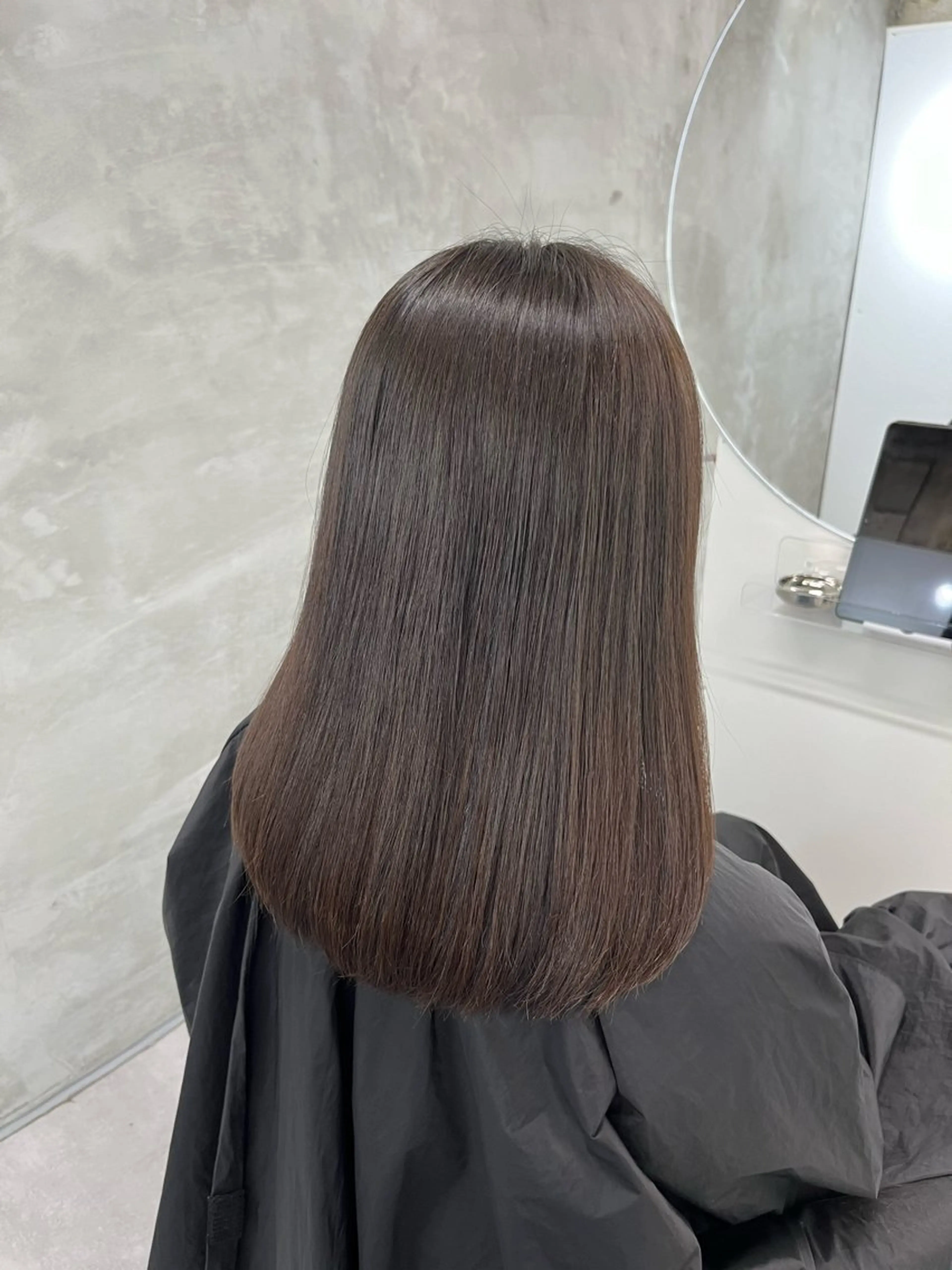 セミロング カット ヘアカラー トリートメント ✮ yuuna ✮ doorwhiteのヘアスタイル