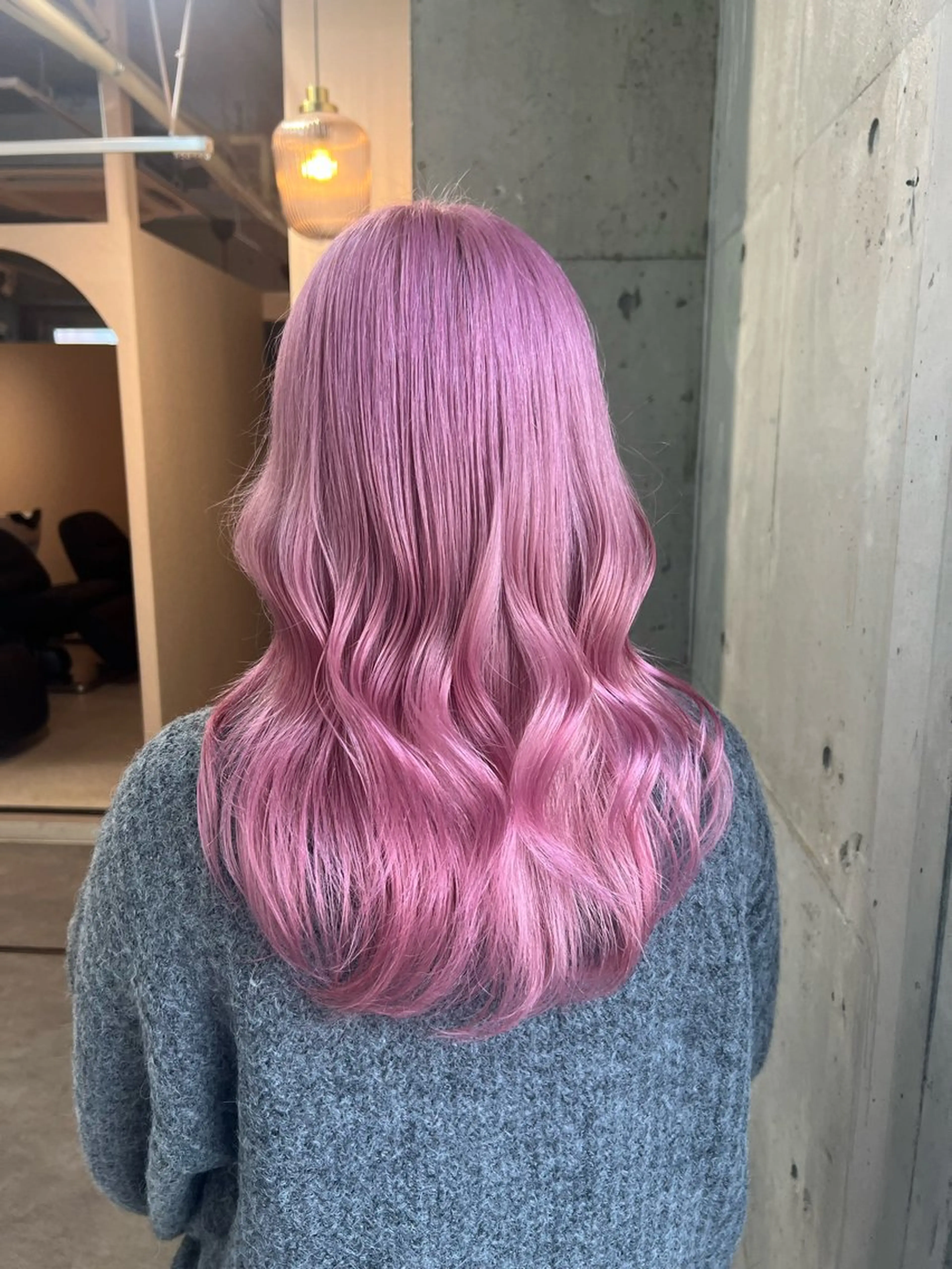 セミロング カラー ハイトーンカラー ピンクカラー ヘアカラー Ayaka🩰🎀 ガーリー/暖色♡のヘアスタイル