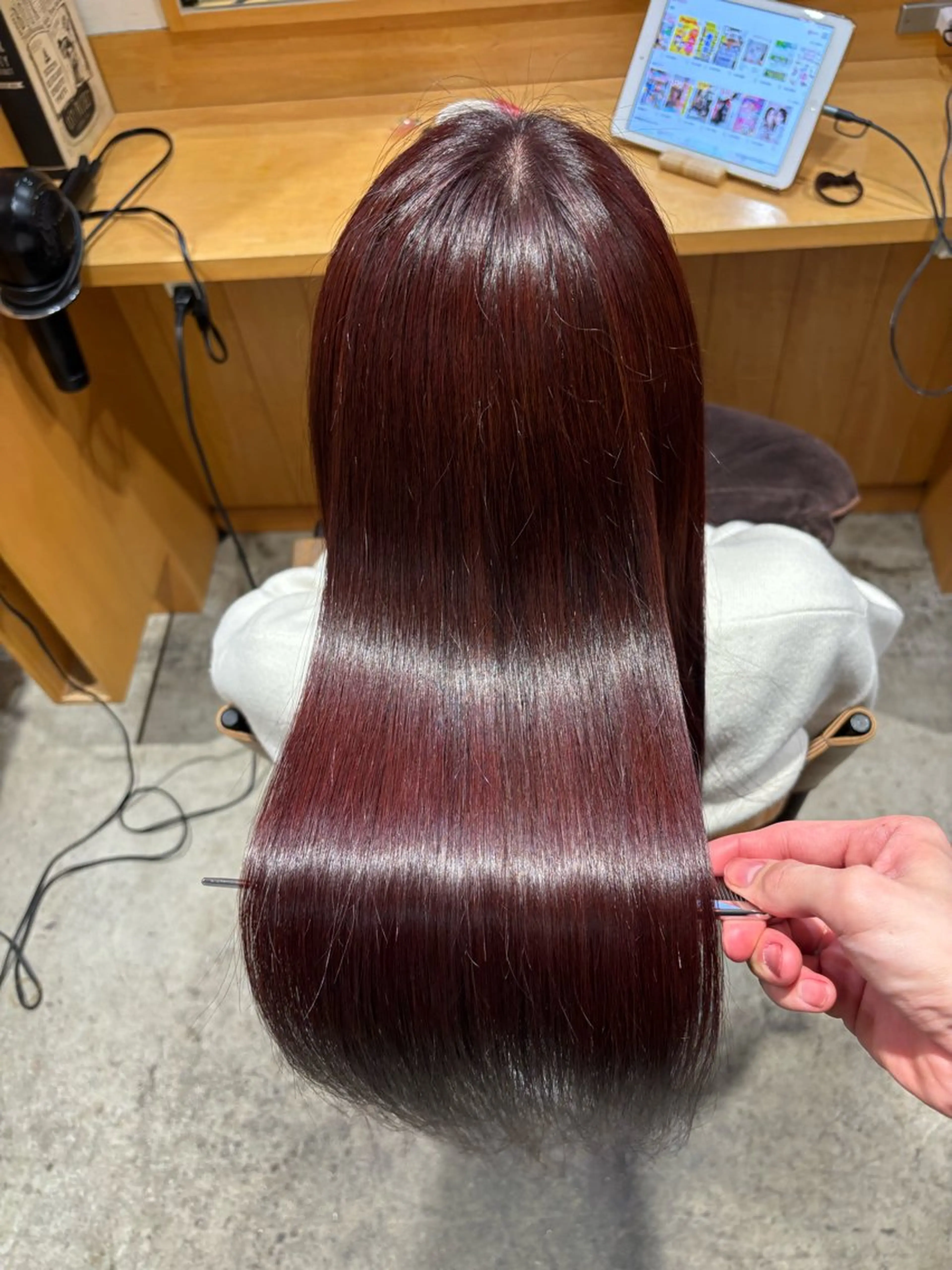 ロング カット ヘアカラー トリートメント [Amphi Tokyo]宮原のヘアスタイル
