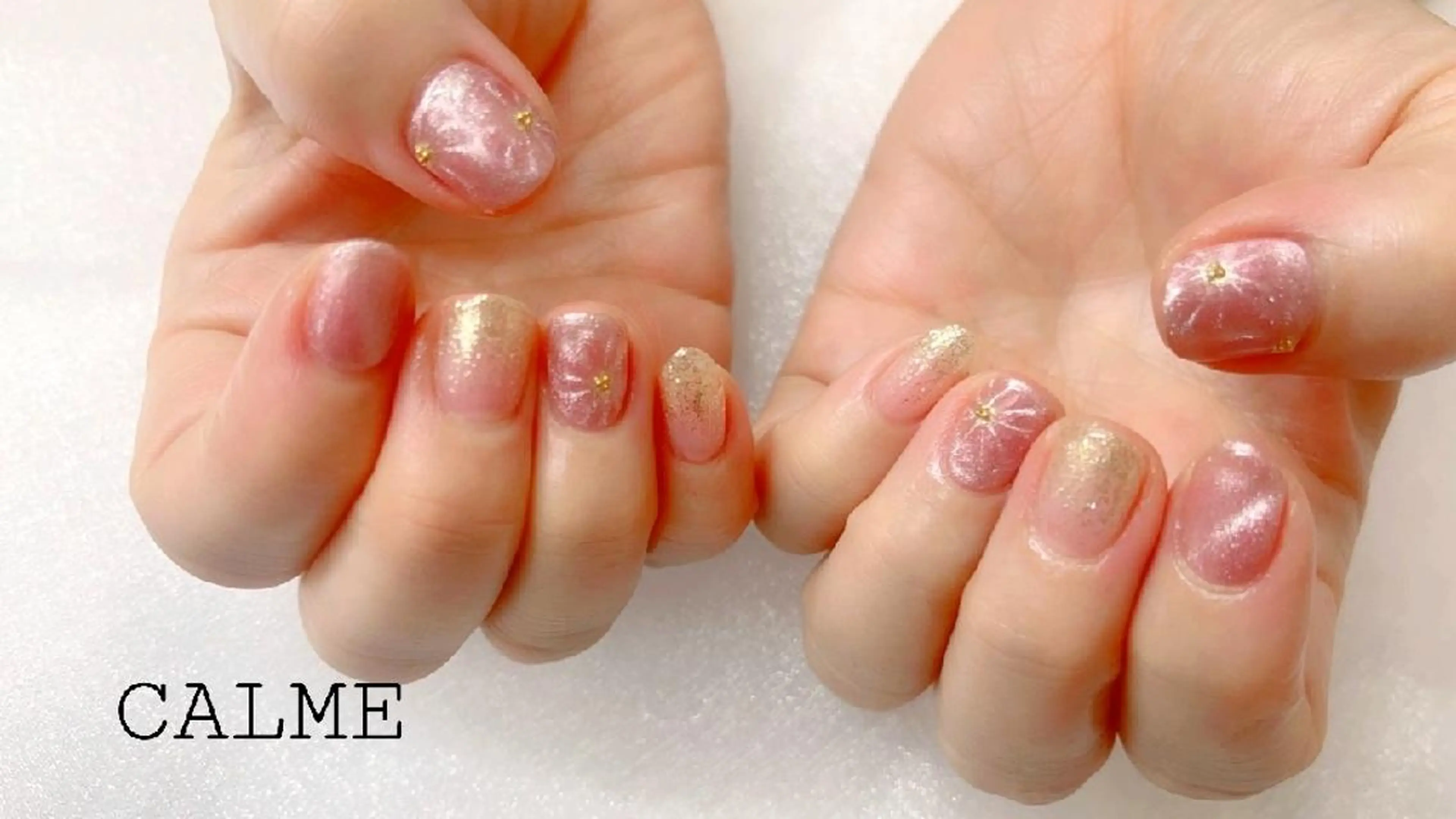 ネイル マグネットネイル 持ち込み CALME ♡のネイルデザイン