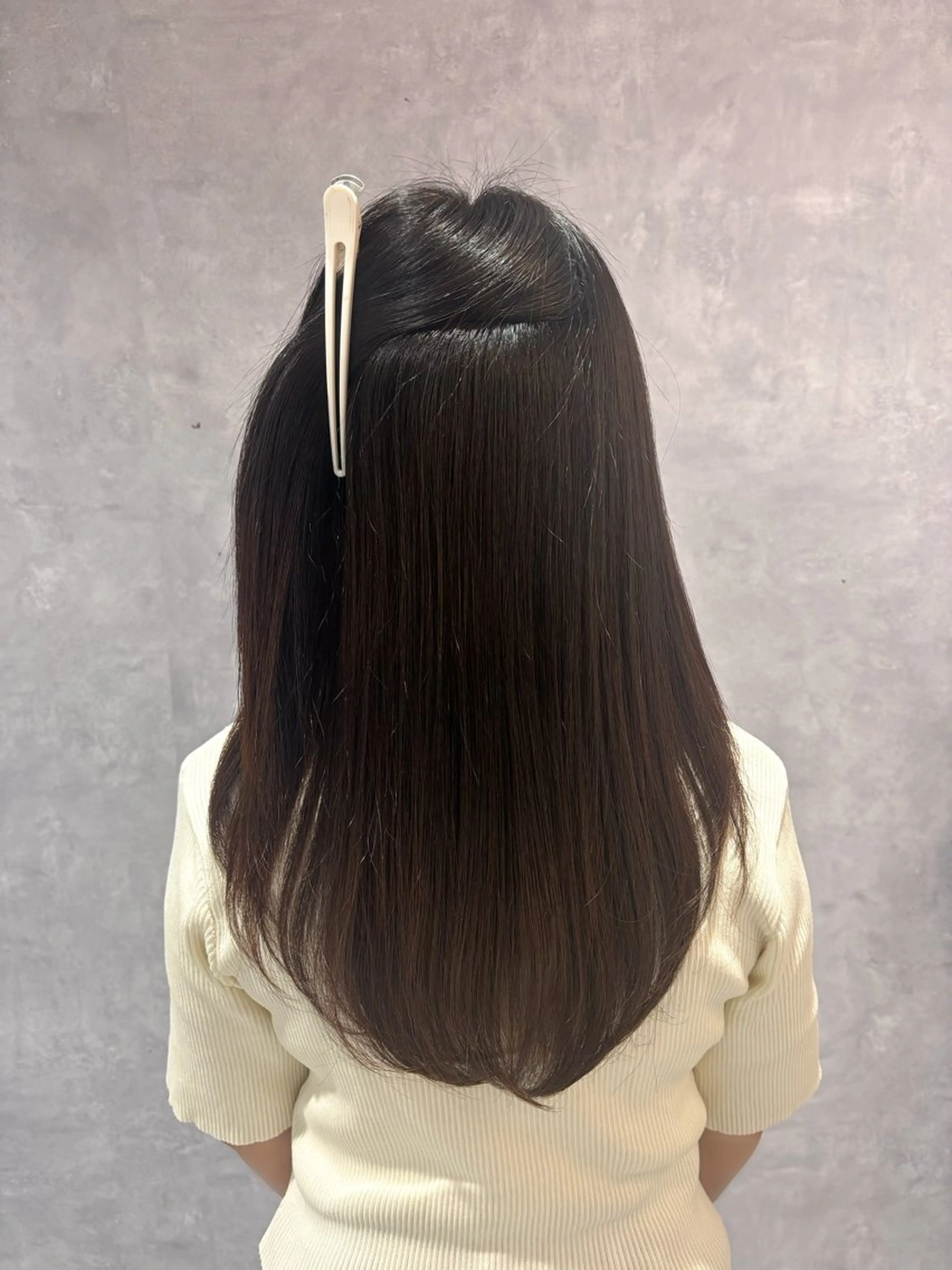 ロング カット 縮毛矯正 トリートメント 中田 沙希 🫧髪質改善🫧のヘアスタイル