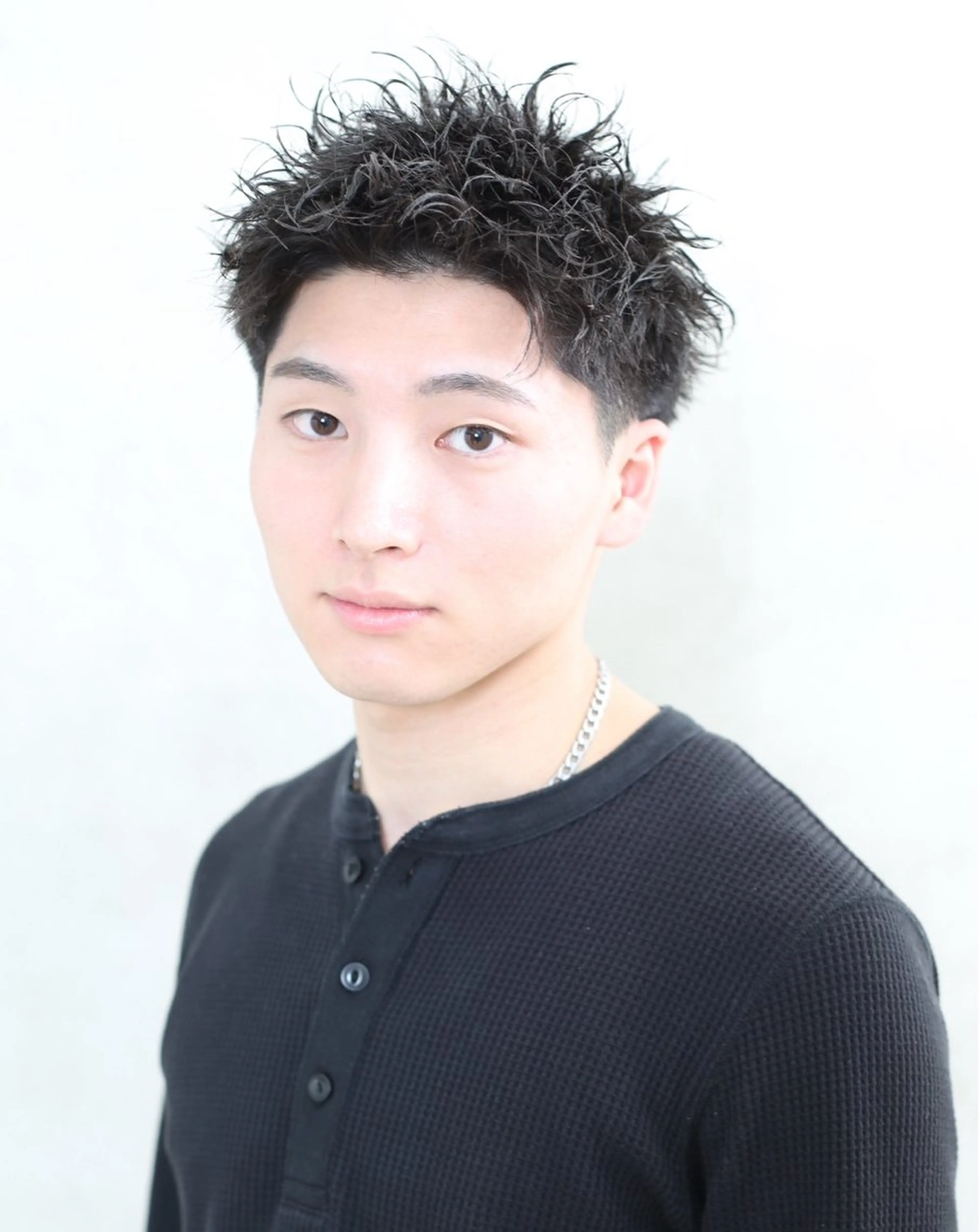 ショート パーマ ヘアアレンジ メンズ メンズパーマ スパイキーショート ショートヘア カット パーマ メンズ特化/カラー/ パーマ/ケイシンのヘアスタイル