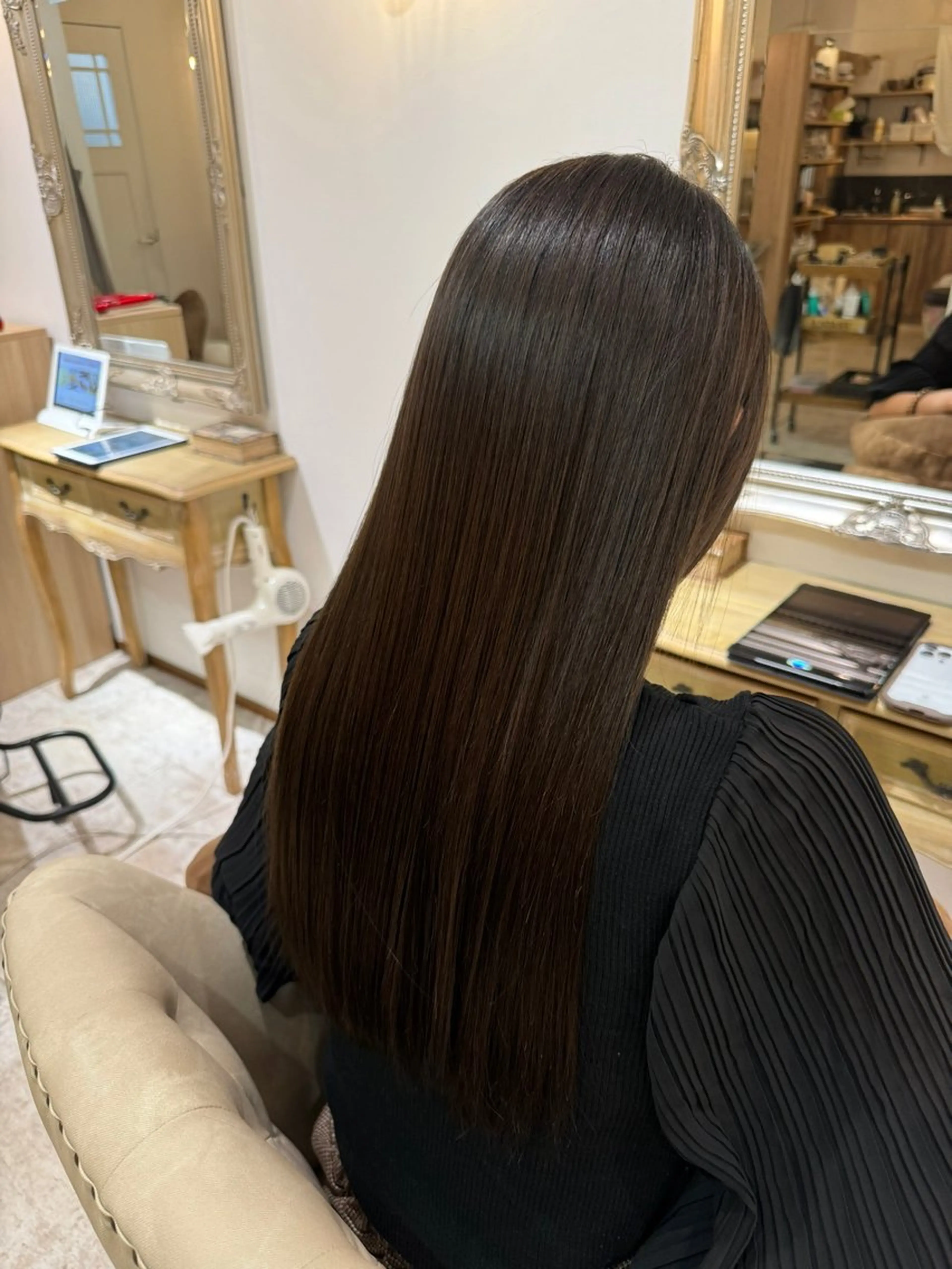 似合わせカット+透明感カラー+髪質改善トリートメント  ¥18700→¥15000の写真