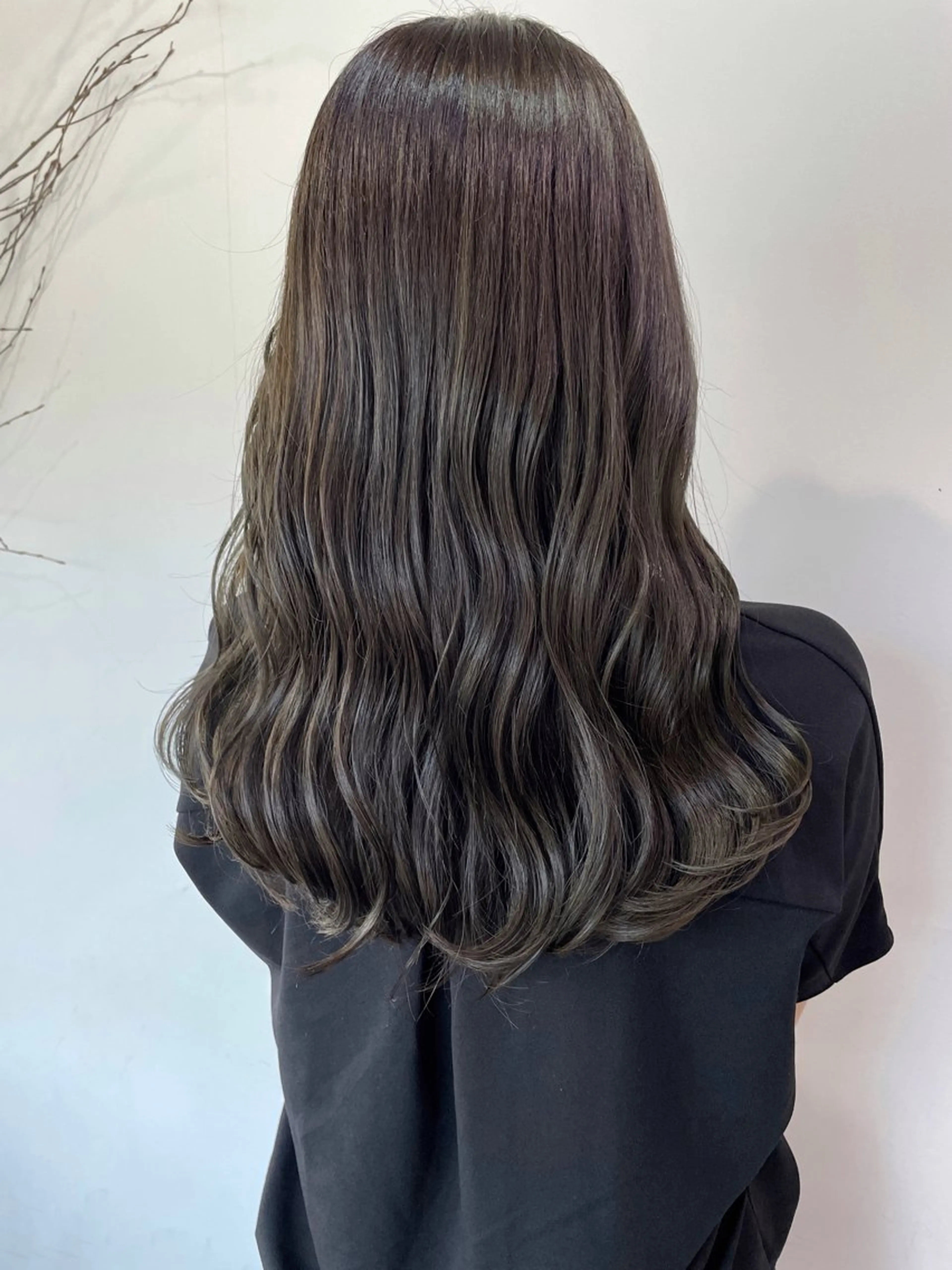 ロング カラー silo所属・silo MOKA 顔周りカット🦦のヘアスタイル