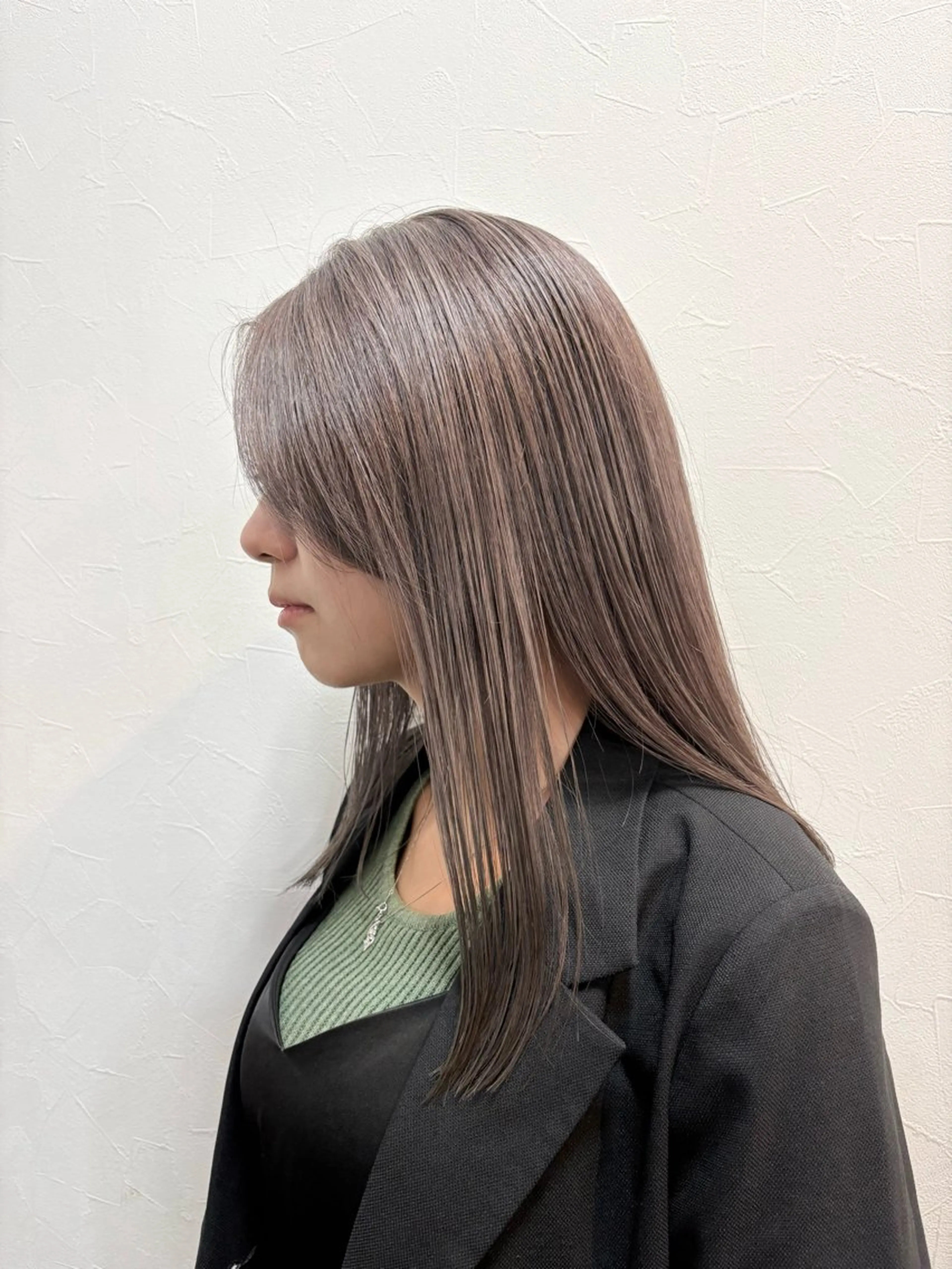 ロング カラー ヘアカラー 清水 真之介のヘアスタイル