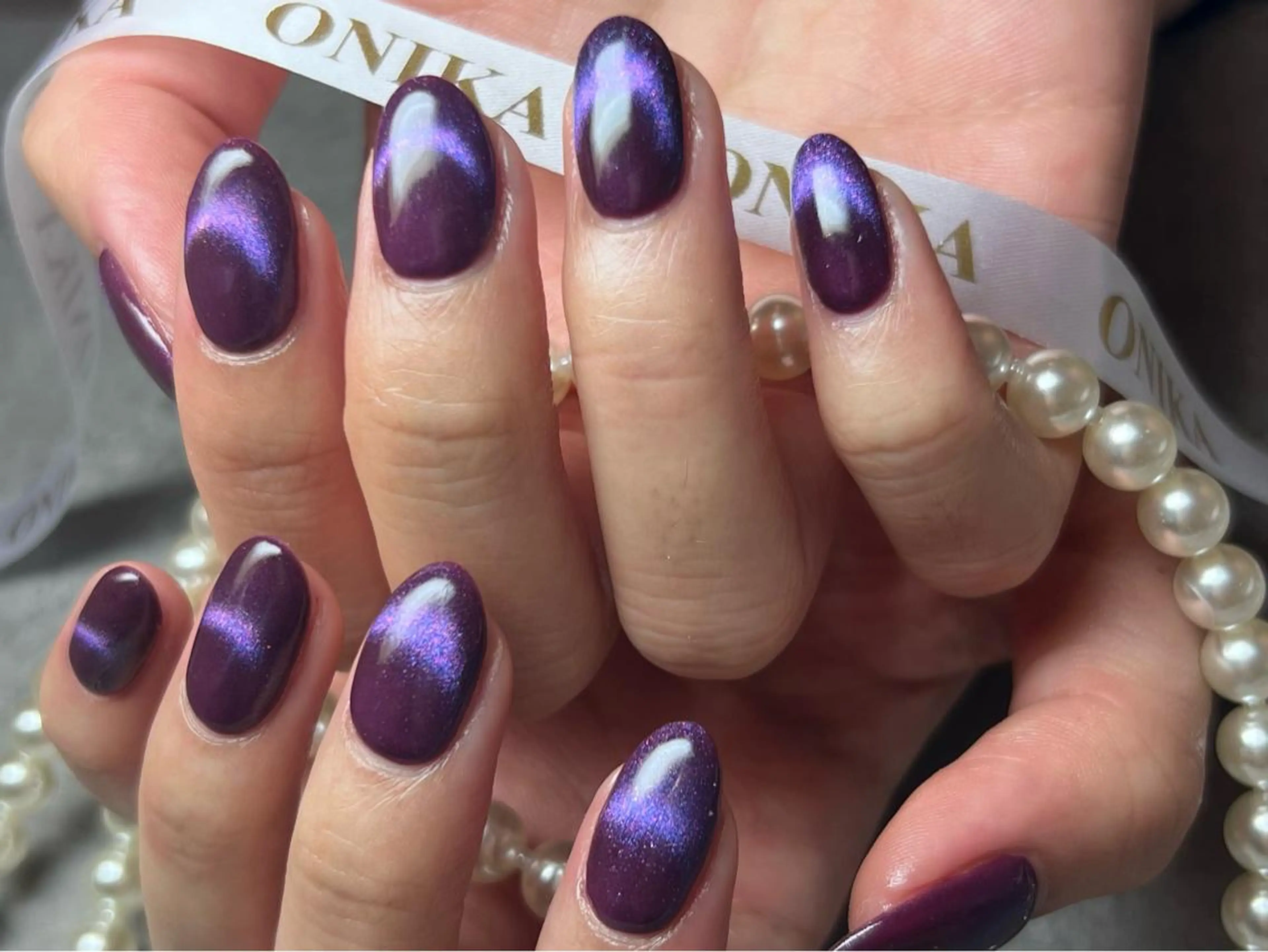 ショート ONIKA Nail 青山通り店所属・ONIKA Nail 表参道A4🦋2分のネイルデザイン