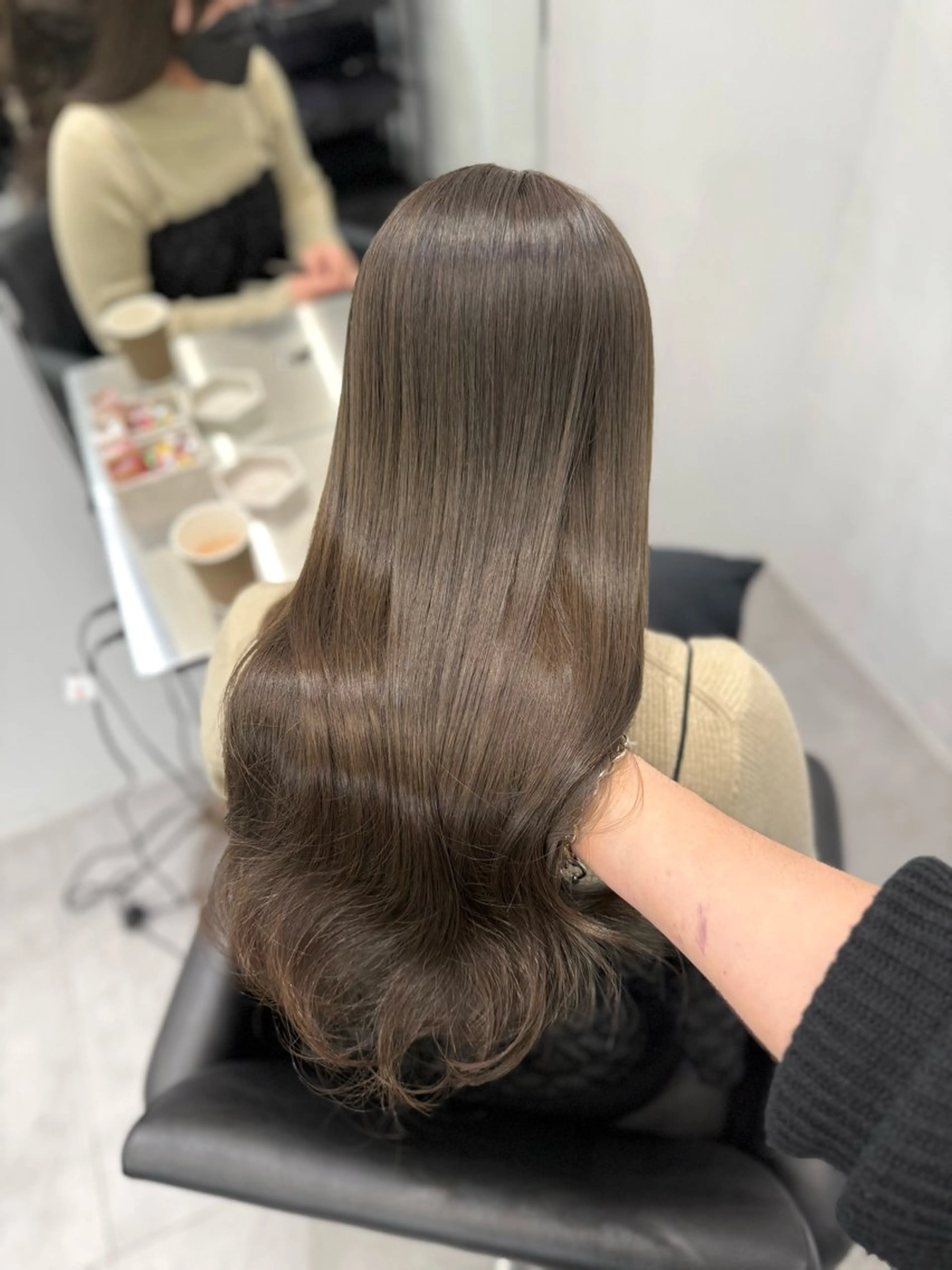 ロング 髪質改善 ヘアカラー 髪質改善× ブリーチなしyutoのヘアスタイル