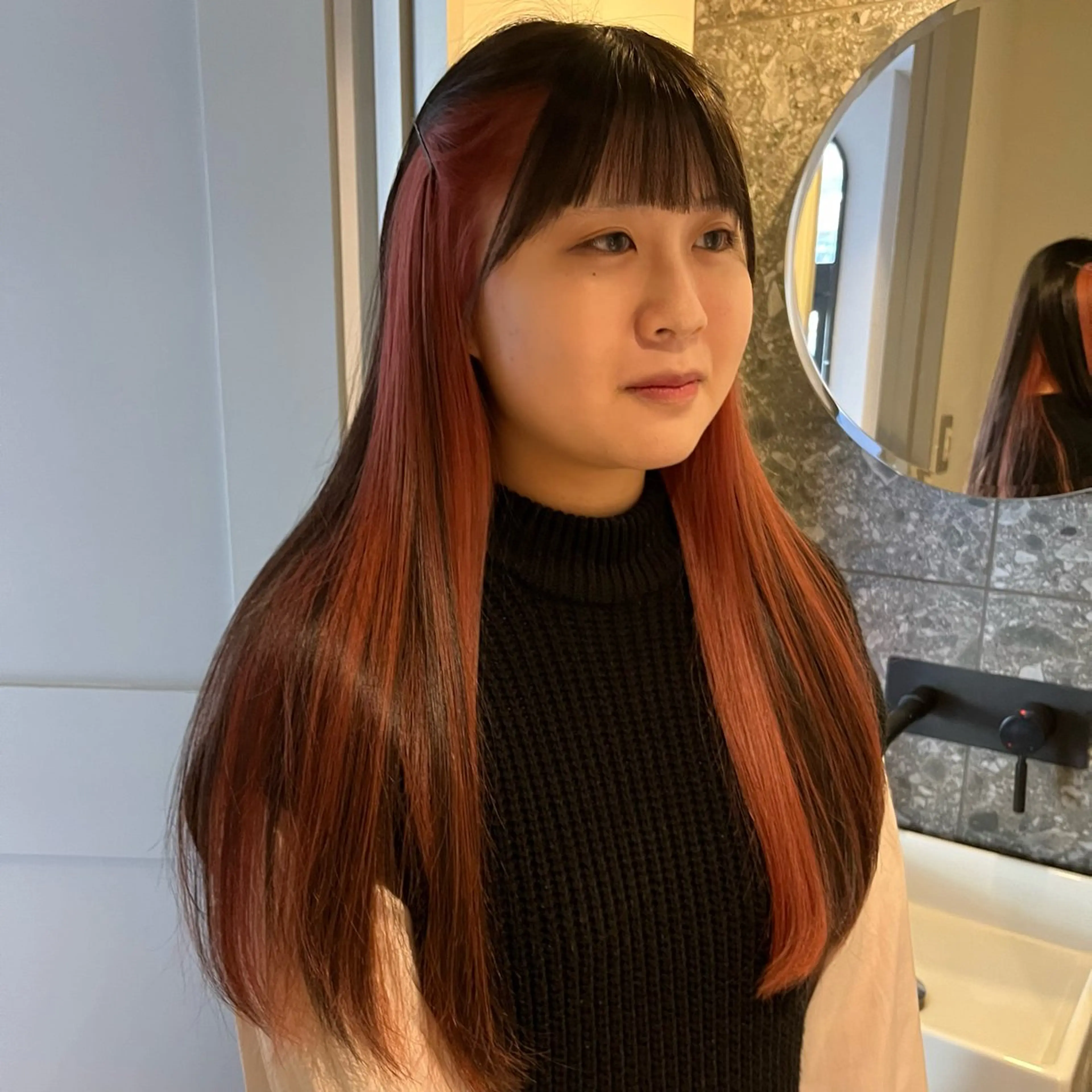 ロング カラー ハイライトカラー ハイライト ciala清澄白河所属・MANA/ ciala清澄白河のヘアスタイル