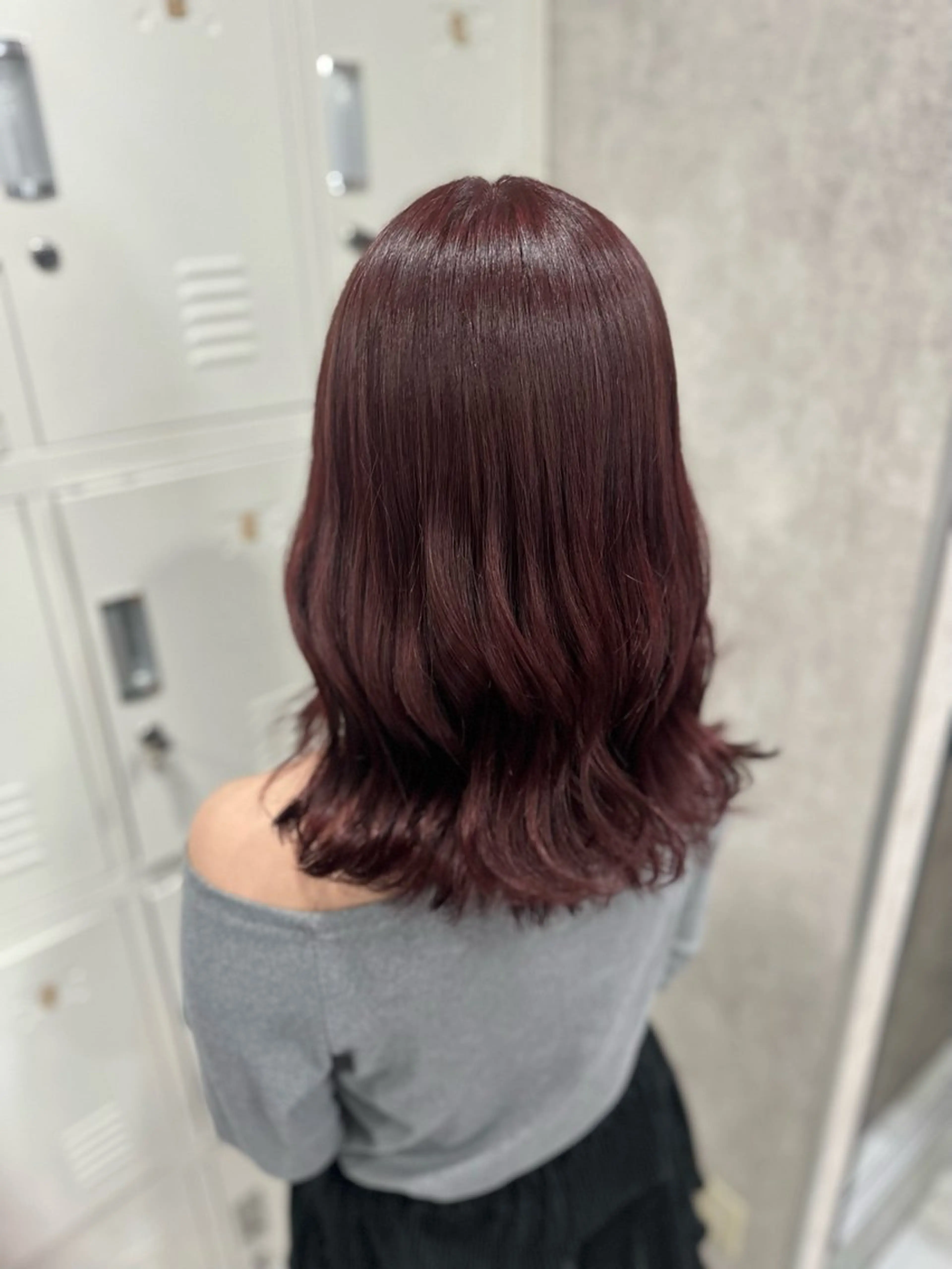 ミディアム ヘアカラー トリートメント MOURI CHISATOのヘアスタイル