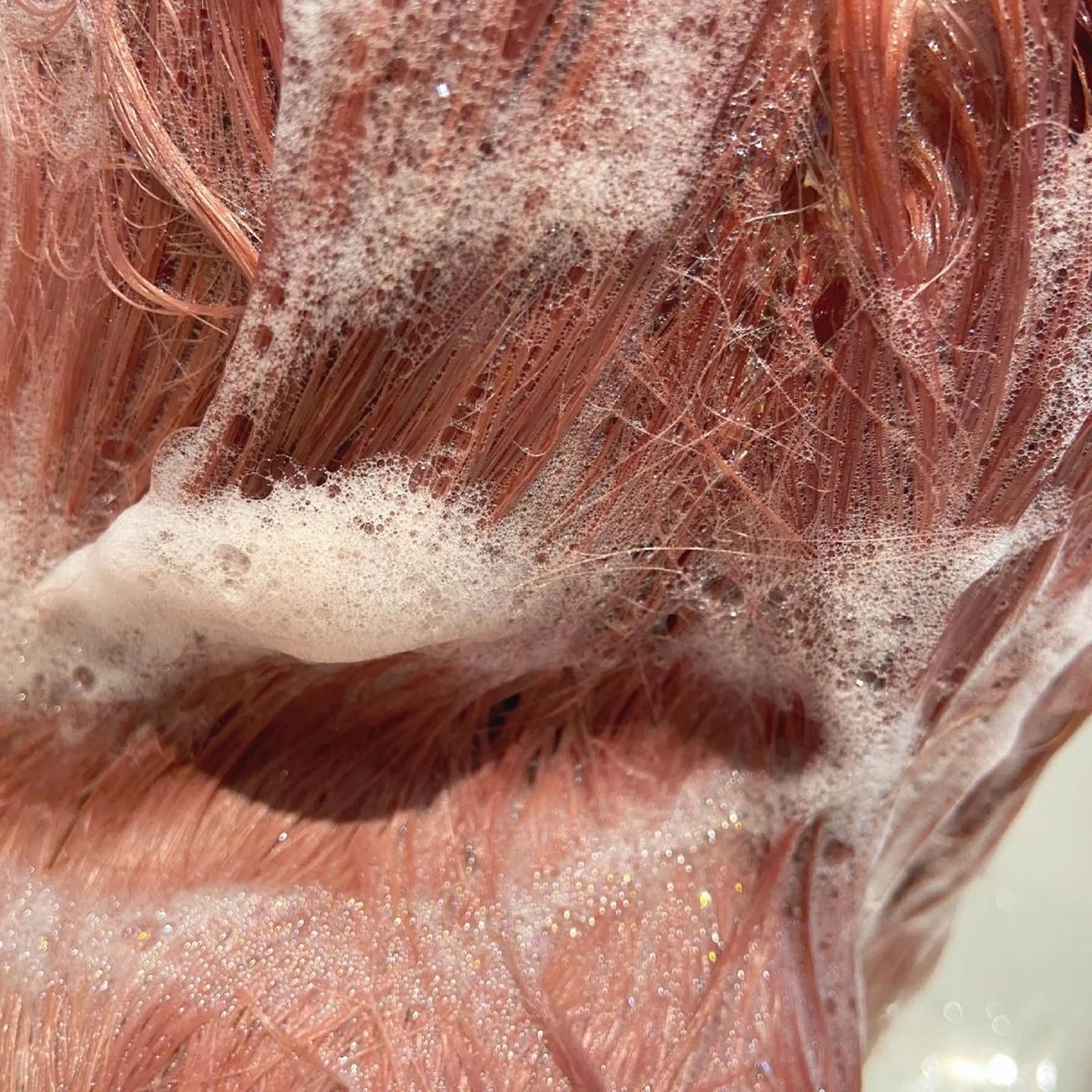 セミロング カラー ヘアアレンジ ピンクカラー ヘアカラー トリートメント レイヤーカット指名 No.1💖マユカのヘアスタイル