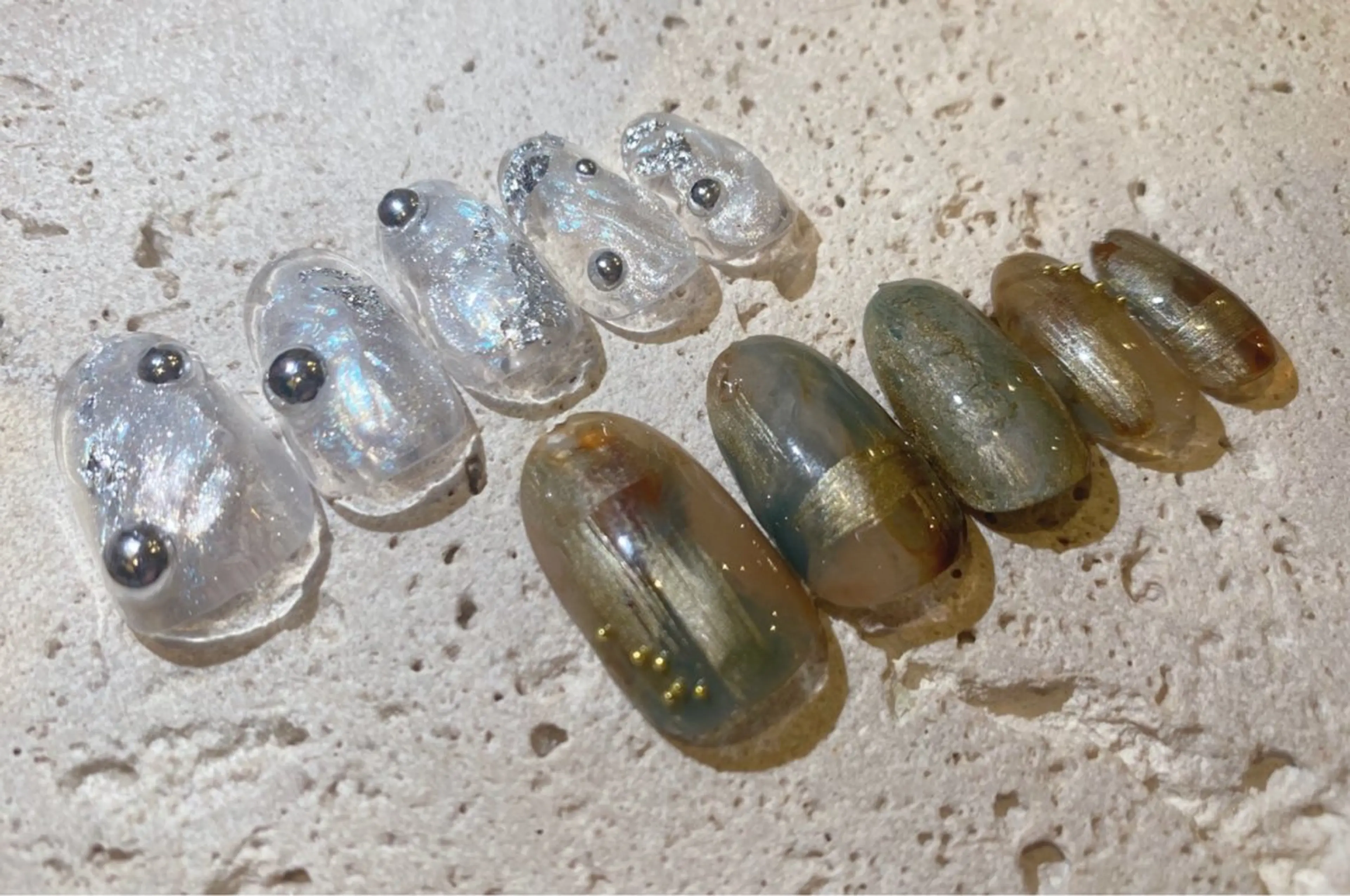 ネイル ニュアンスネイル ハンドネイル nailsalon Única ウニカのネイルデザイン