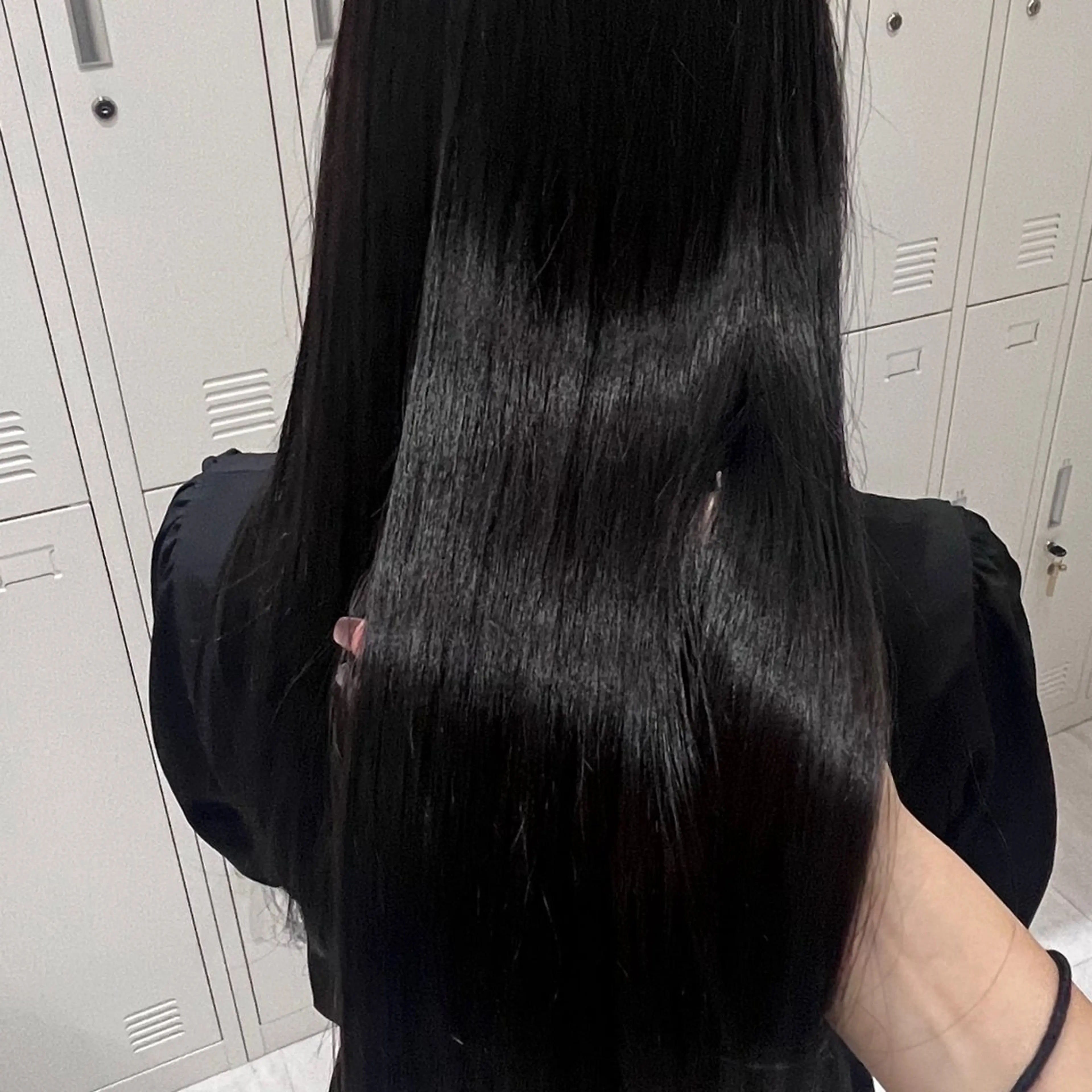 ロング カラー 黒髪 透明感カラー Zina天神🌻田中 愛香のヘアスタイル