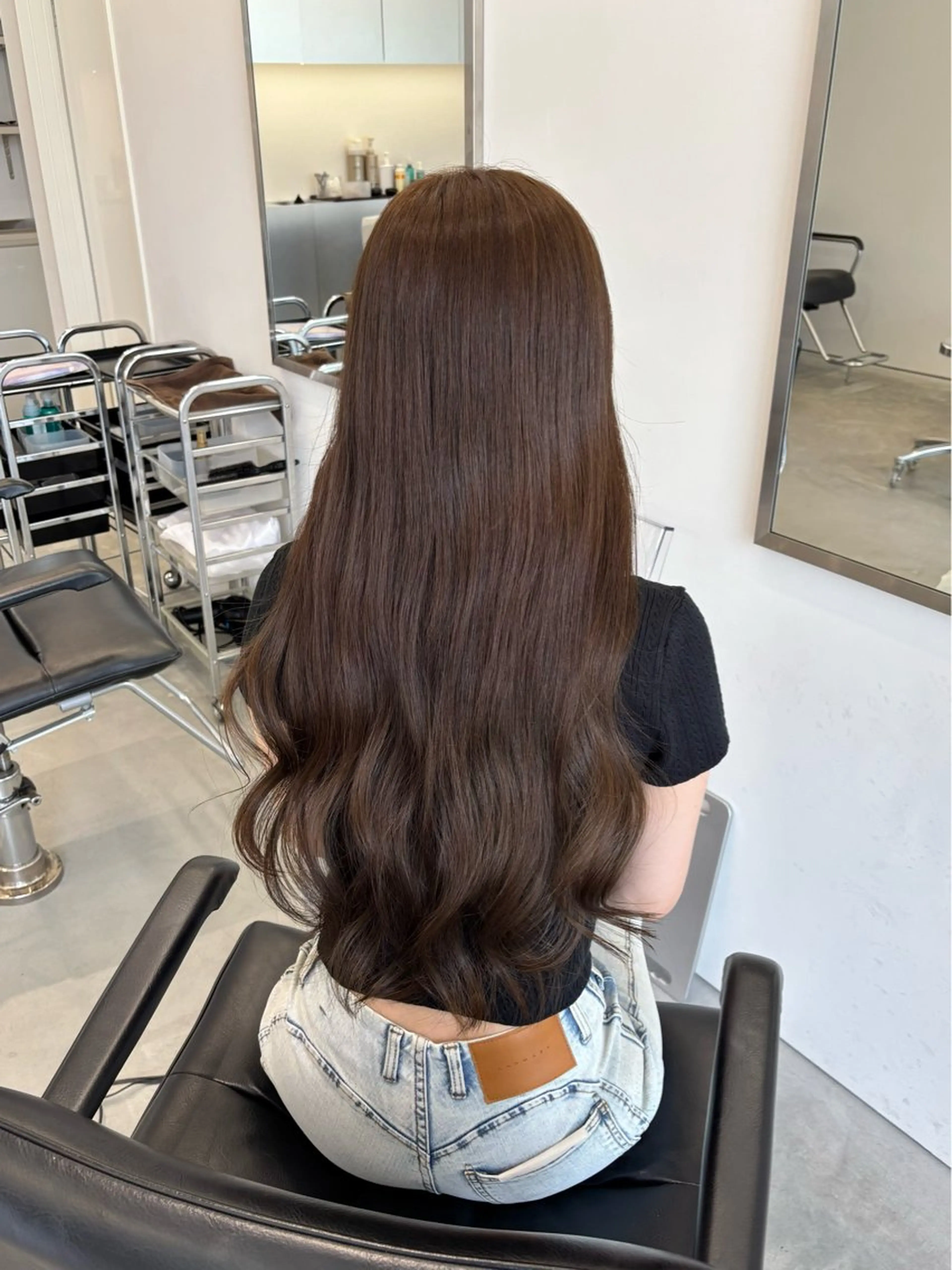ロング カット ヘアカラー トリートメント KELLY MITO所属・鶴町 桃香のヘアスタイル
