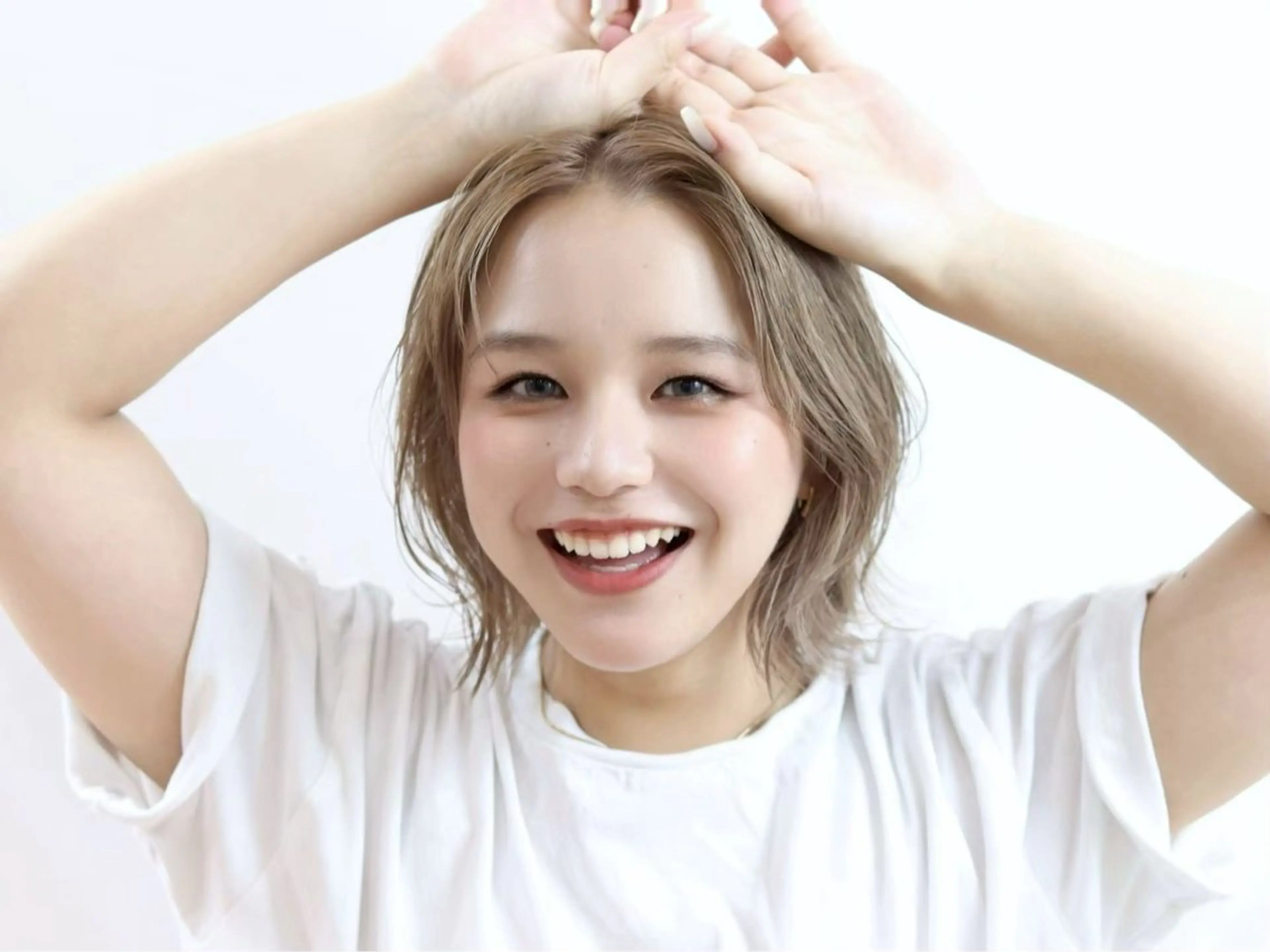 ショート カラー 縮毛矯正 ヘアカラー Hiroto /✨透明感カラー✨のヘアスタイル