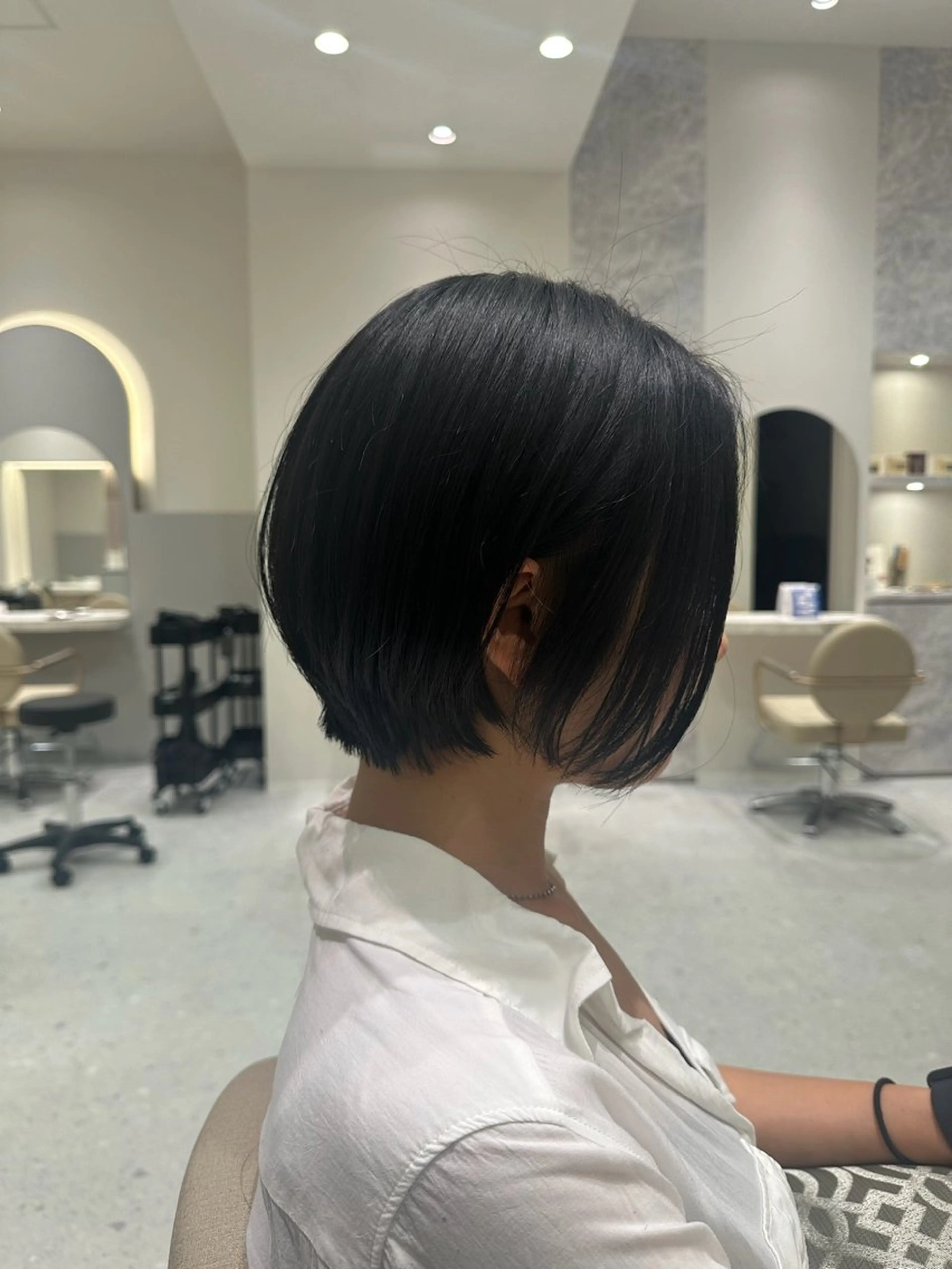 ショート カット トリートメント ヘッドスパ 韓国レイヤー✨ yasuko銀座のヘアスタイル