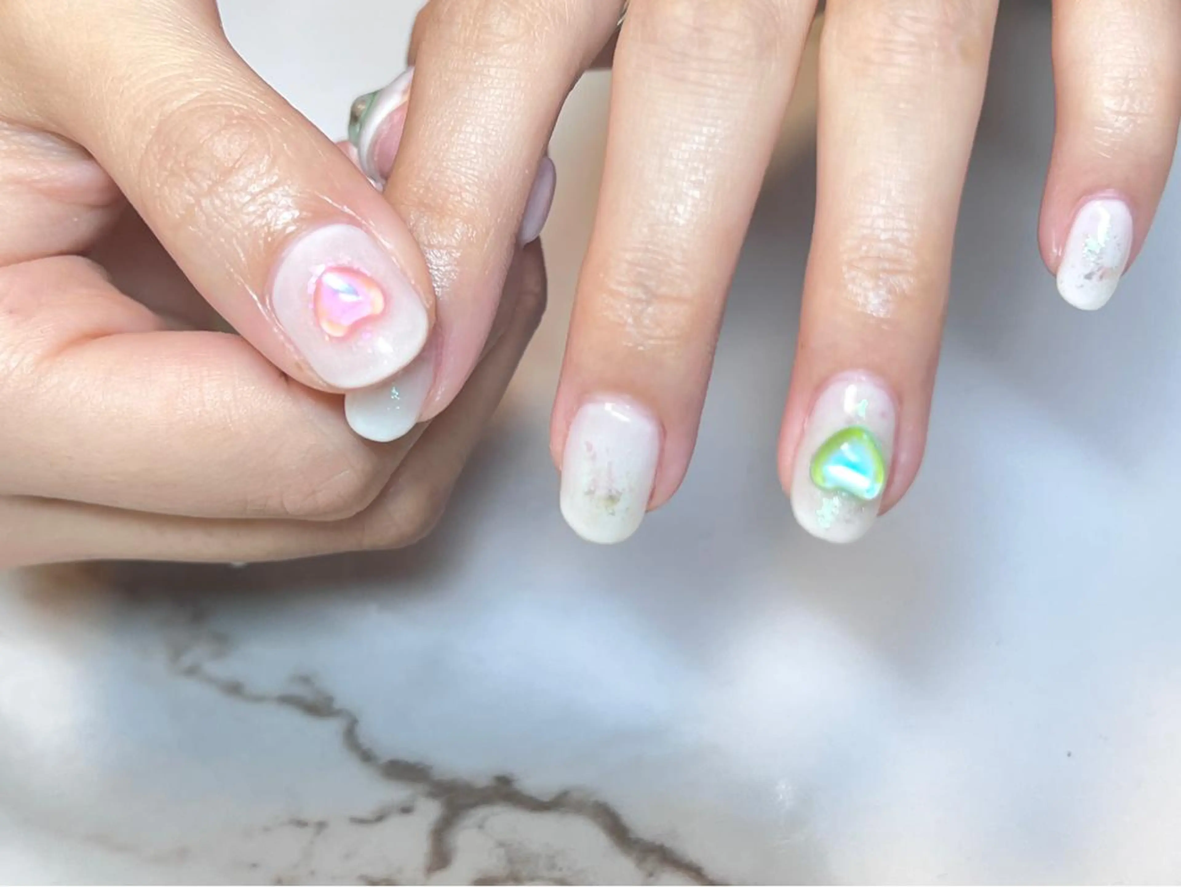 ネイル アートネイル フレンチネイル ジェルネイル マグネットネイル 持ち込み ネイリスト シンのネイルデザイン