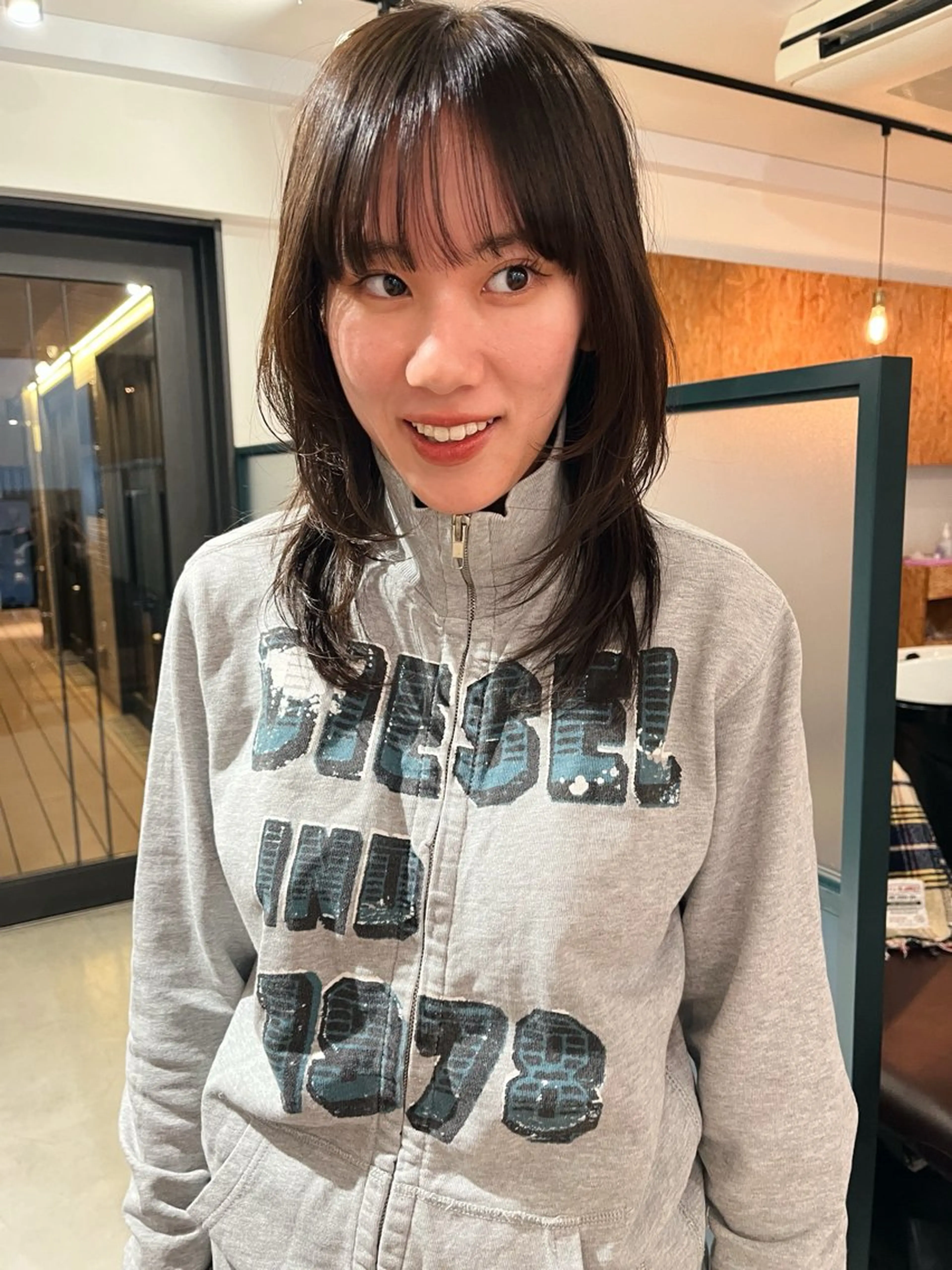 セミロング カラー 暖色/パーマ 🌼クニトウメイのヘアスタイル