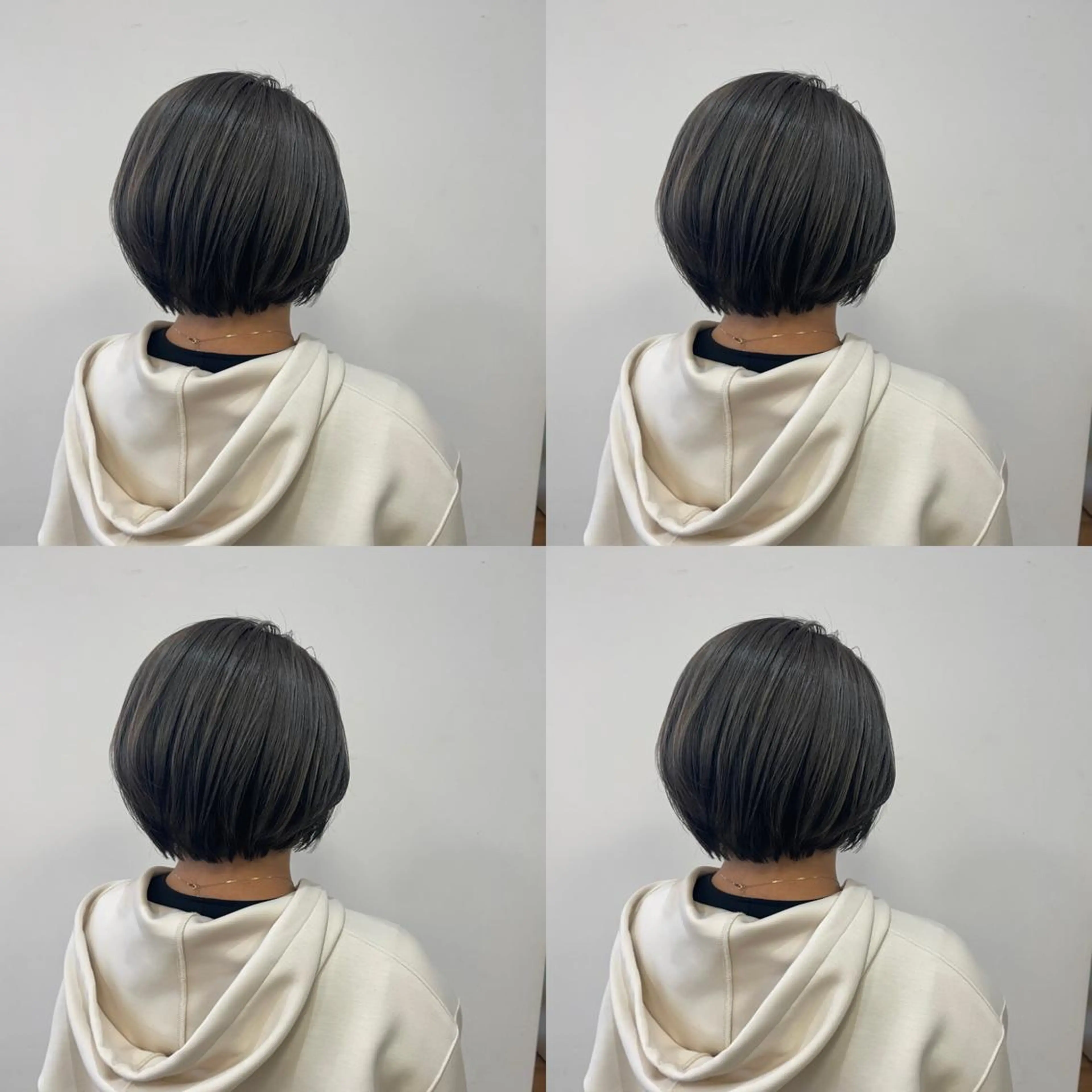 ショート カラー 河口 友里のヘアスタイル