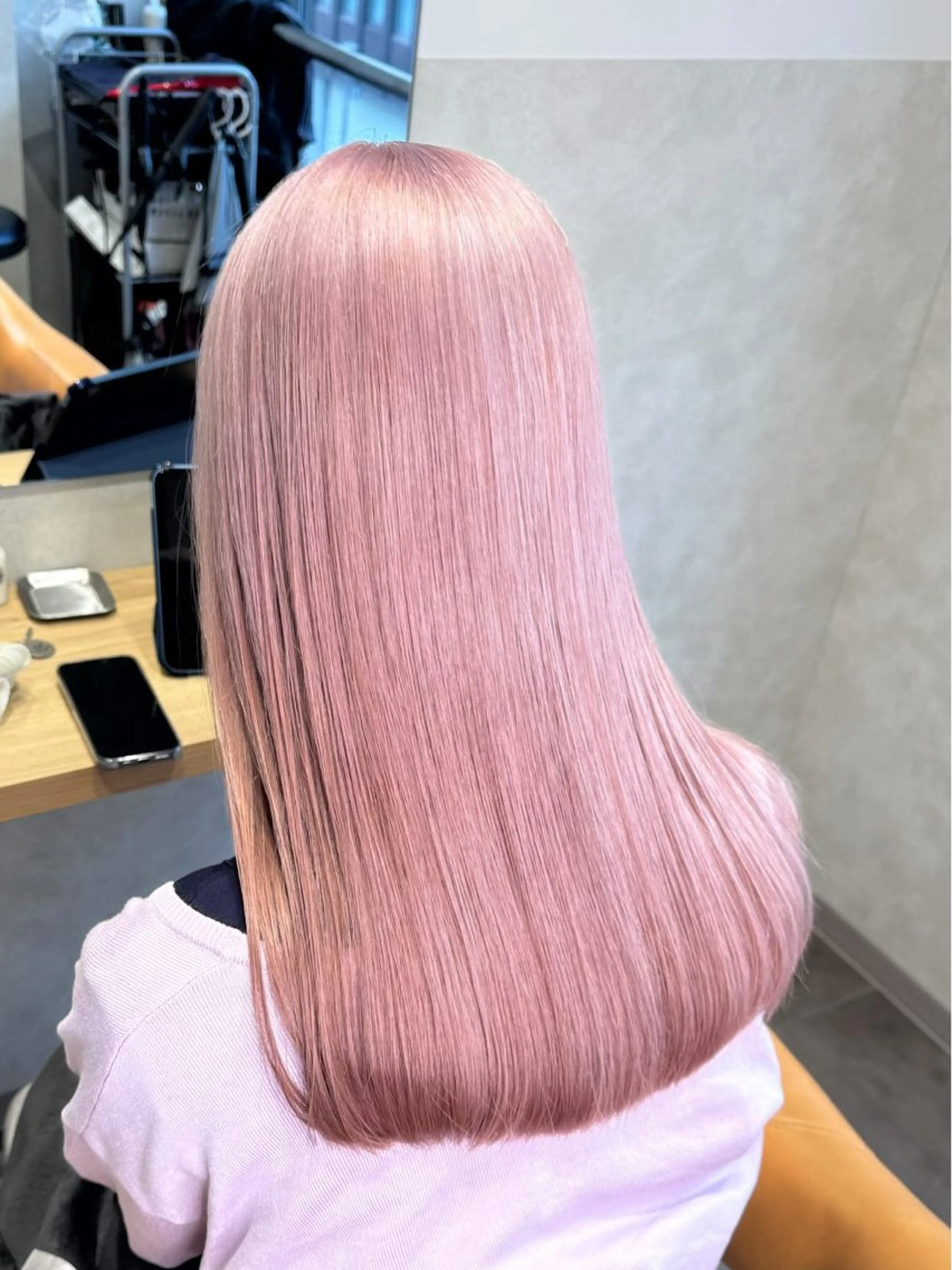 ロング カラー ヘアカラー トリートメント ここな🌻/ まつパ/暖色カラーのマツエク・マツパデザイン