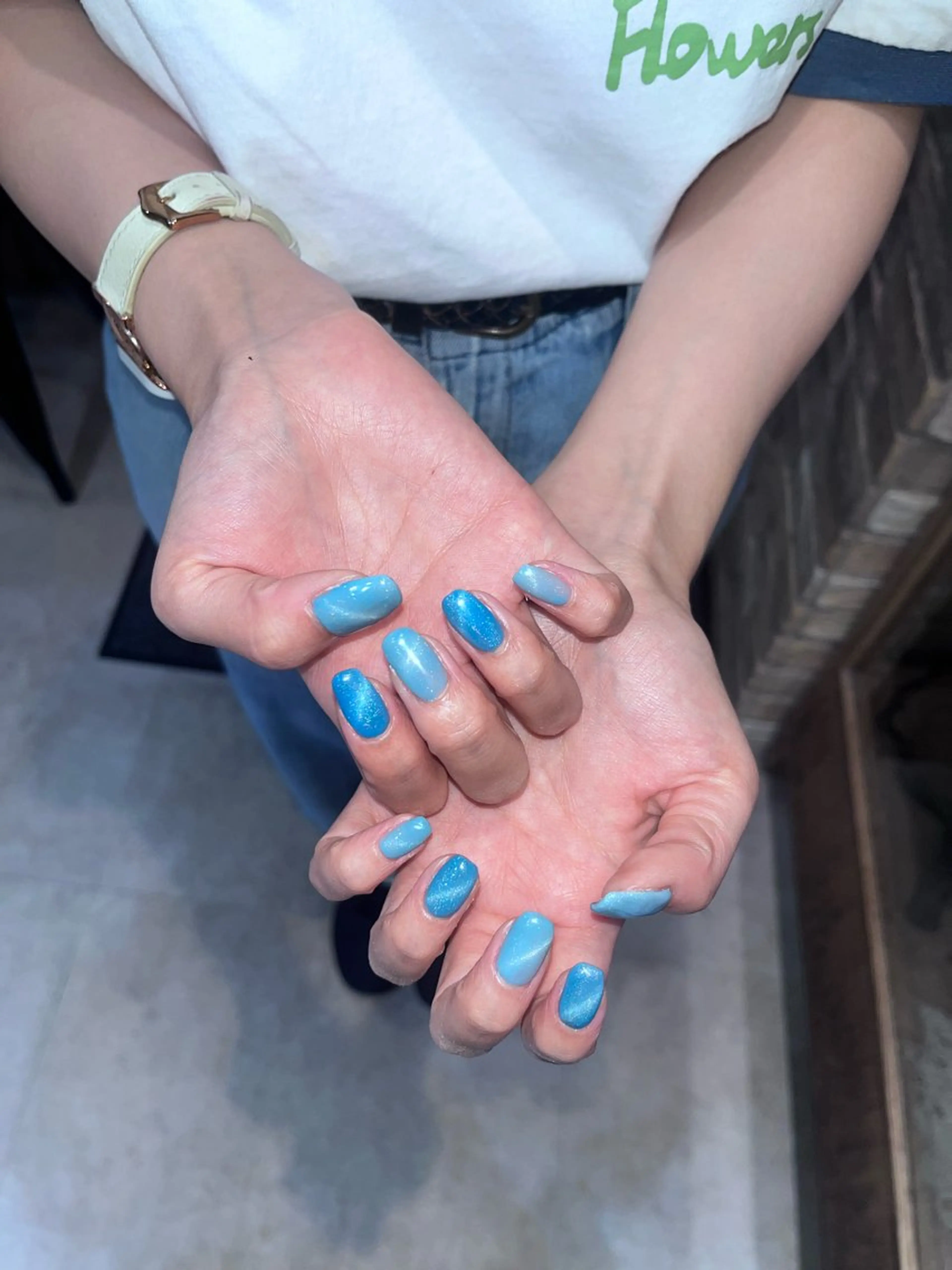 ネイル マグネットネイル ハンドネイル 🩶レイナ🩶 color/nailのヘアスタイル