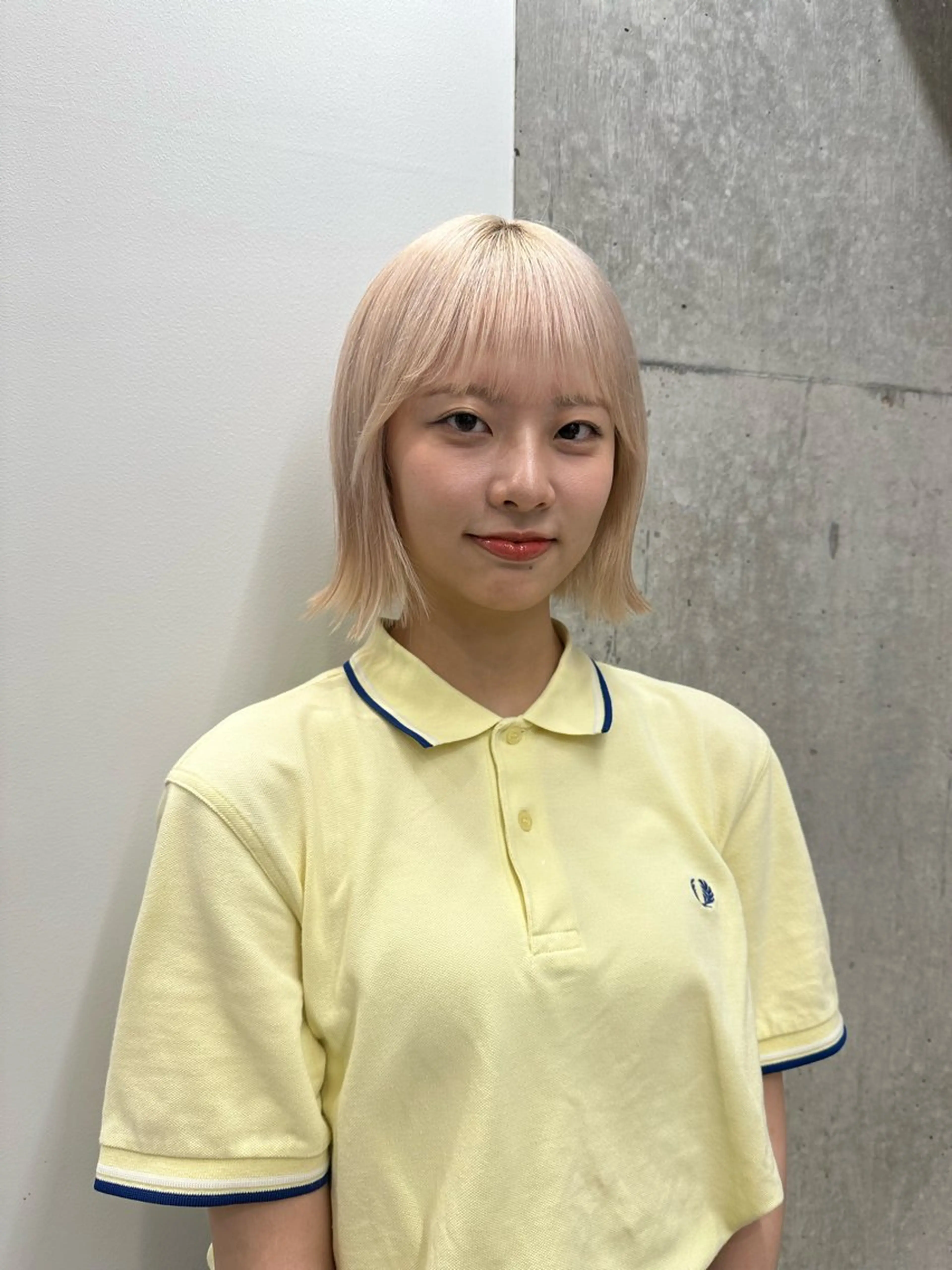 ミディアム ヘアカラー トリートメント 無料カットモデル募集 💎坪谷のヘアスタイル