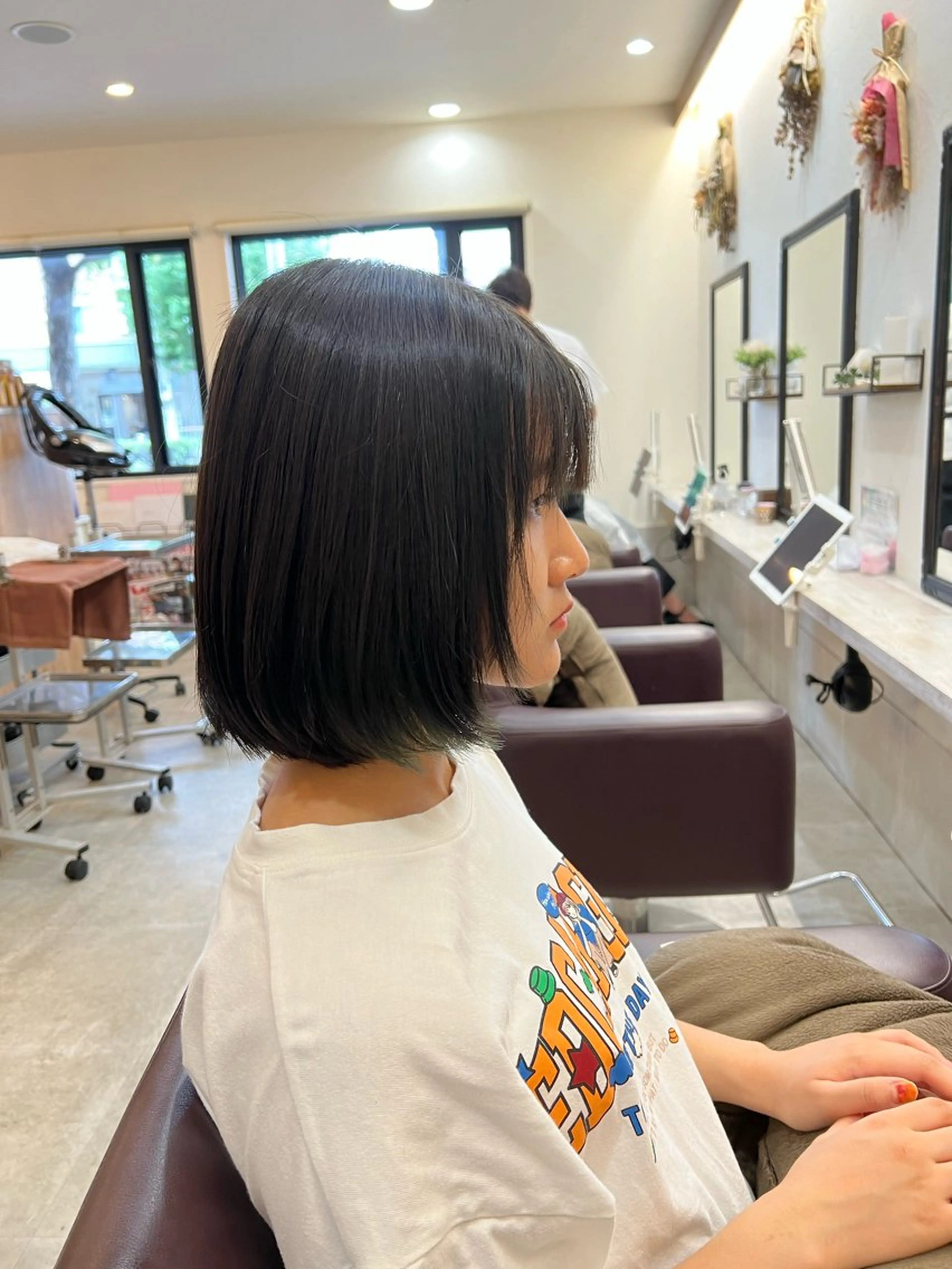 ミディアム カラー カット ヘアカラー トリートメント 🌱ブリーチカラー しばただいき🌱のヘアスタイル