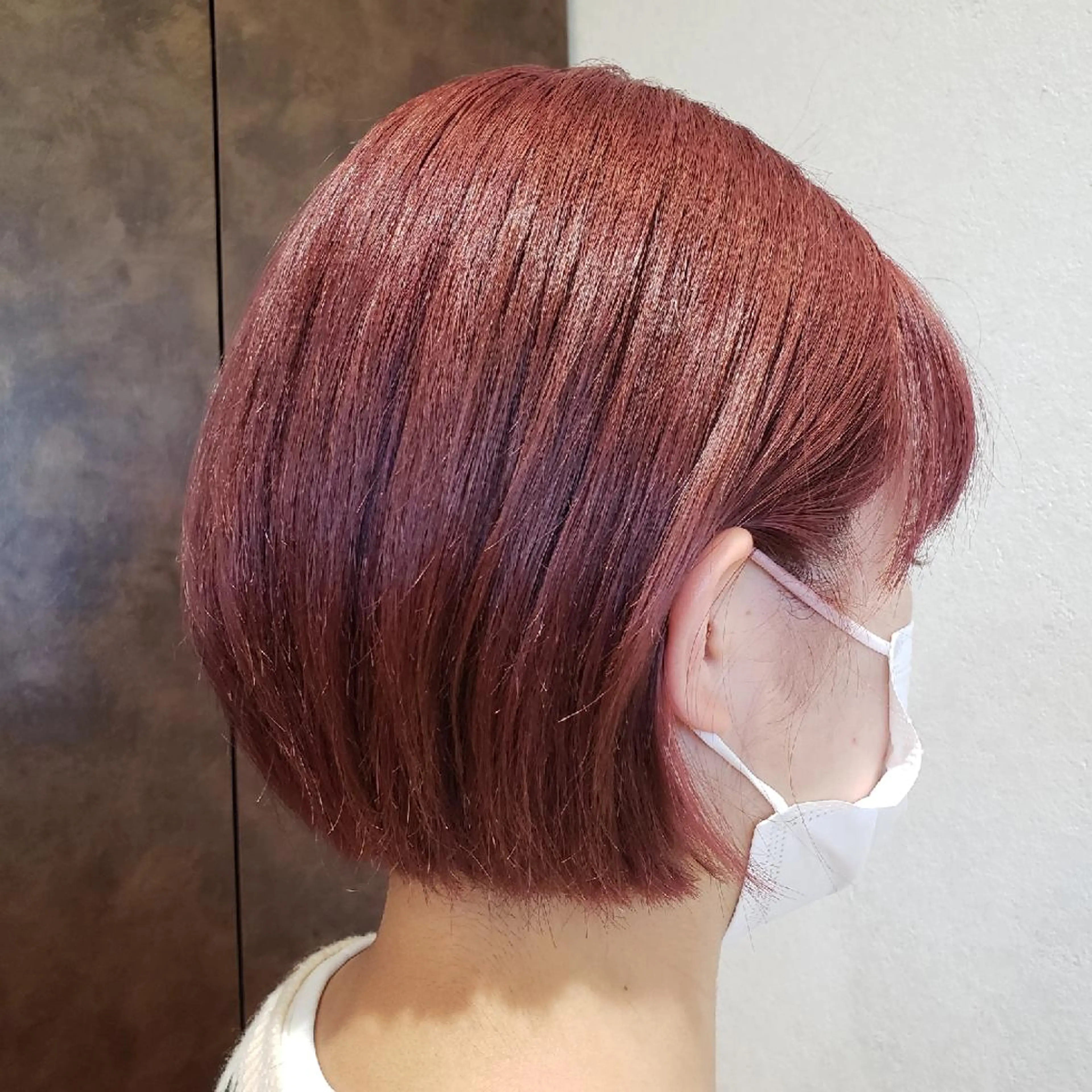 カラー ショート ma cherie 三浦直美のヘアスタイル