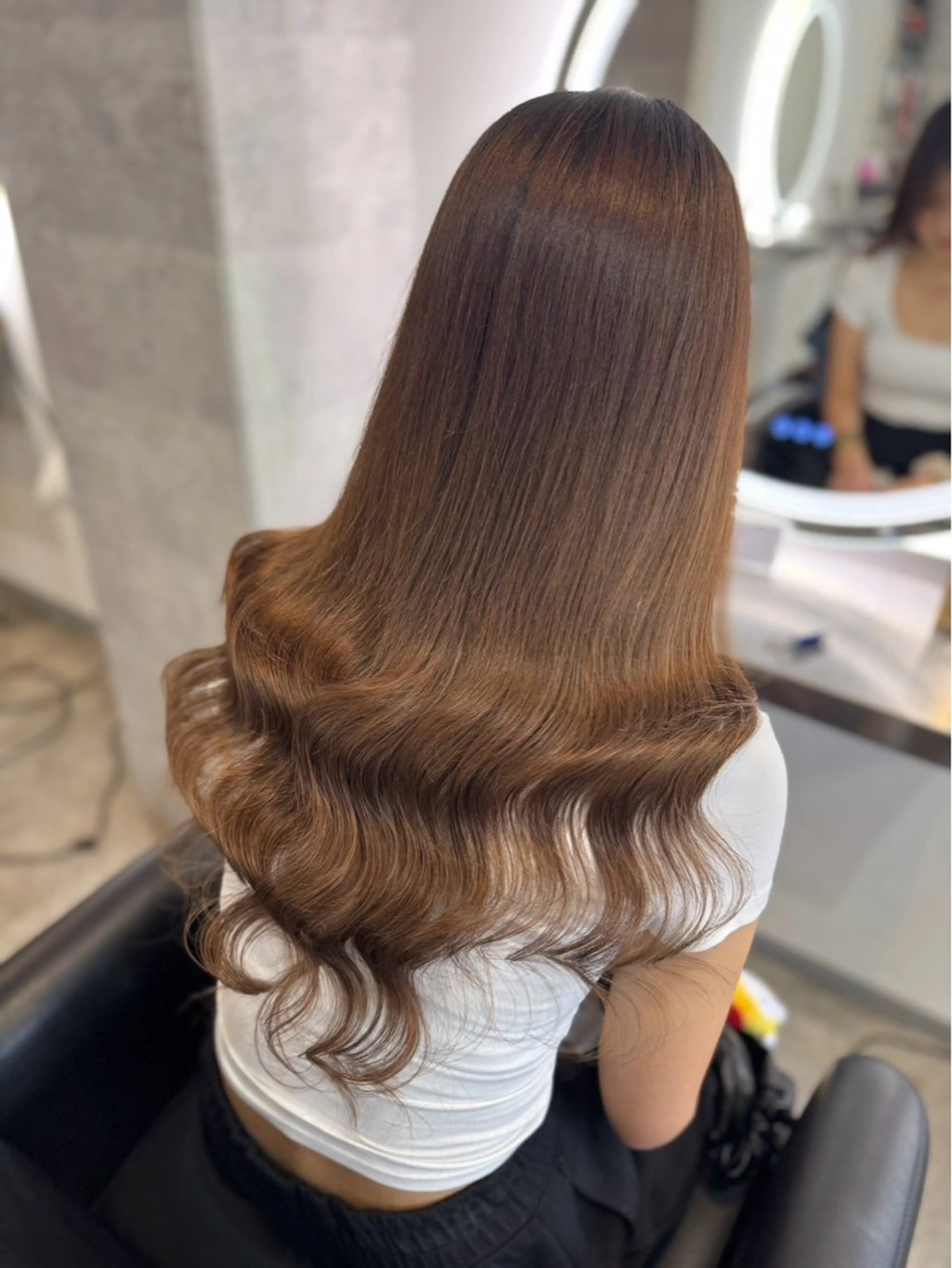 ロング MILLY【ミリー所属・SHION エクステ／ヘアセットのヘアスタイル