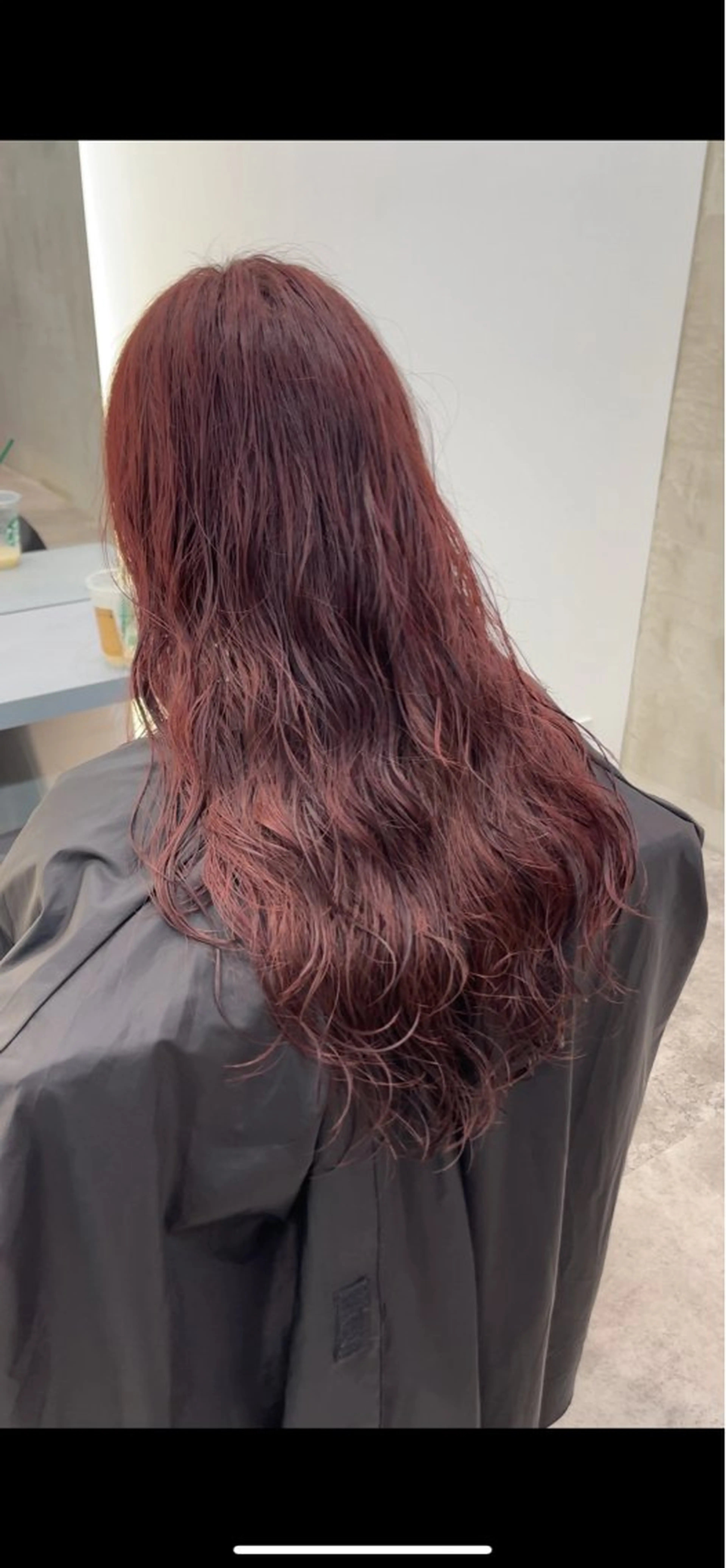 ロング カラー ボルドーカラー レイヤーカット🫧 🎀Tomoka🎀のヘアスタイル