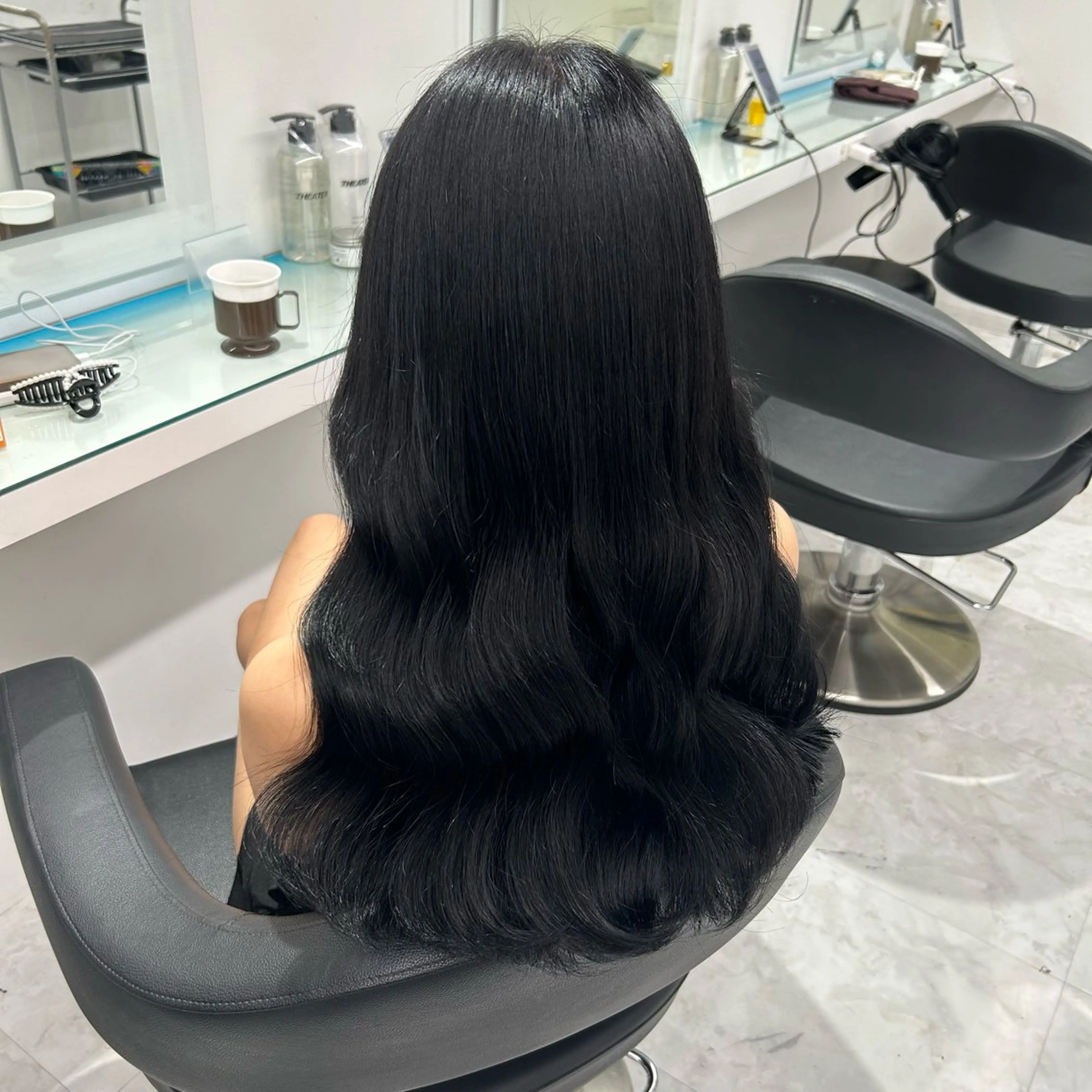 セミロング 🤍大人っぽ韓国暗髪 🤍Asuka🤍のヘアスタイル